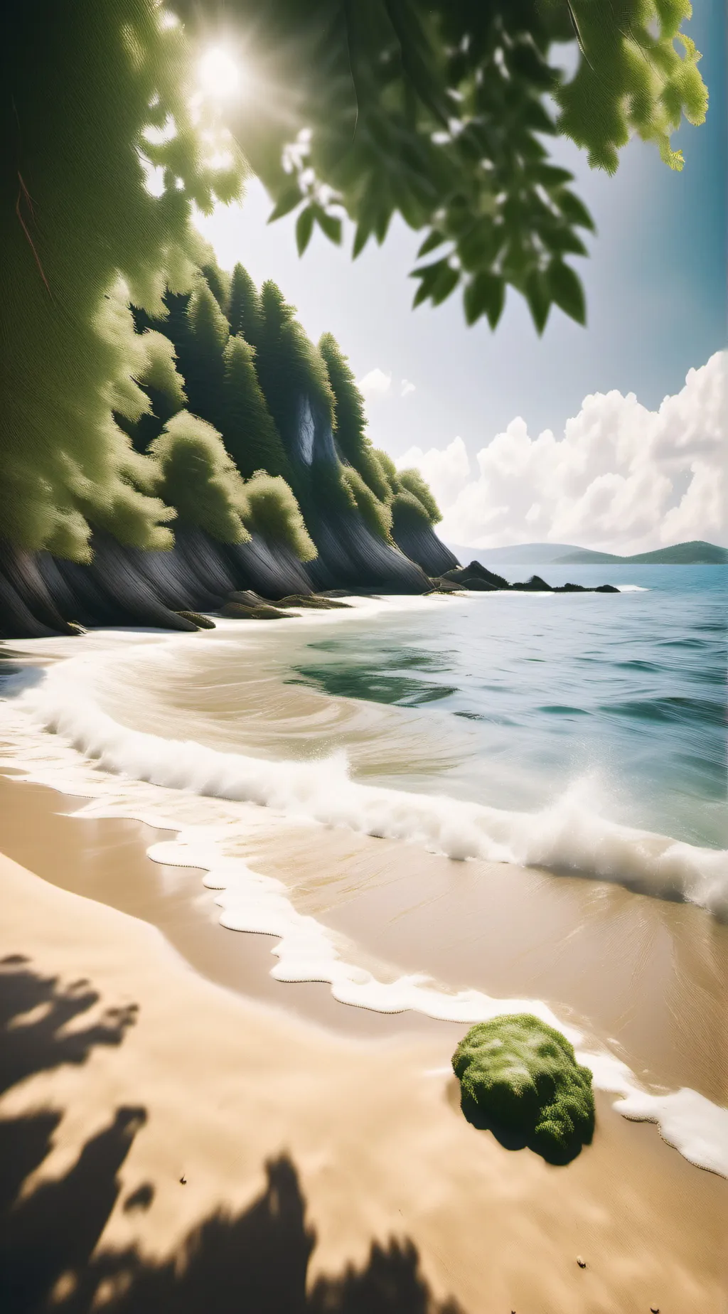 ai character: Aot summer  thanks background