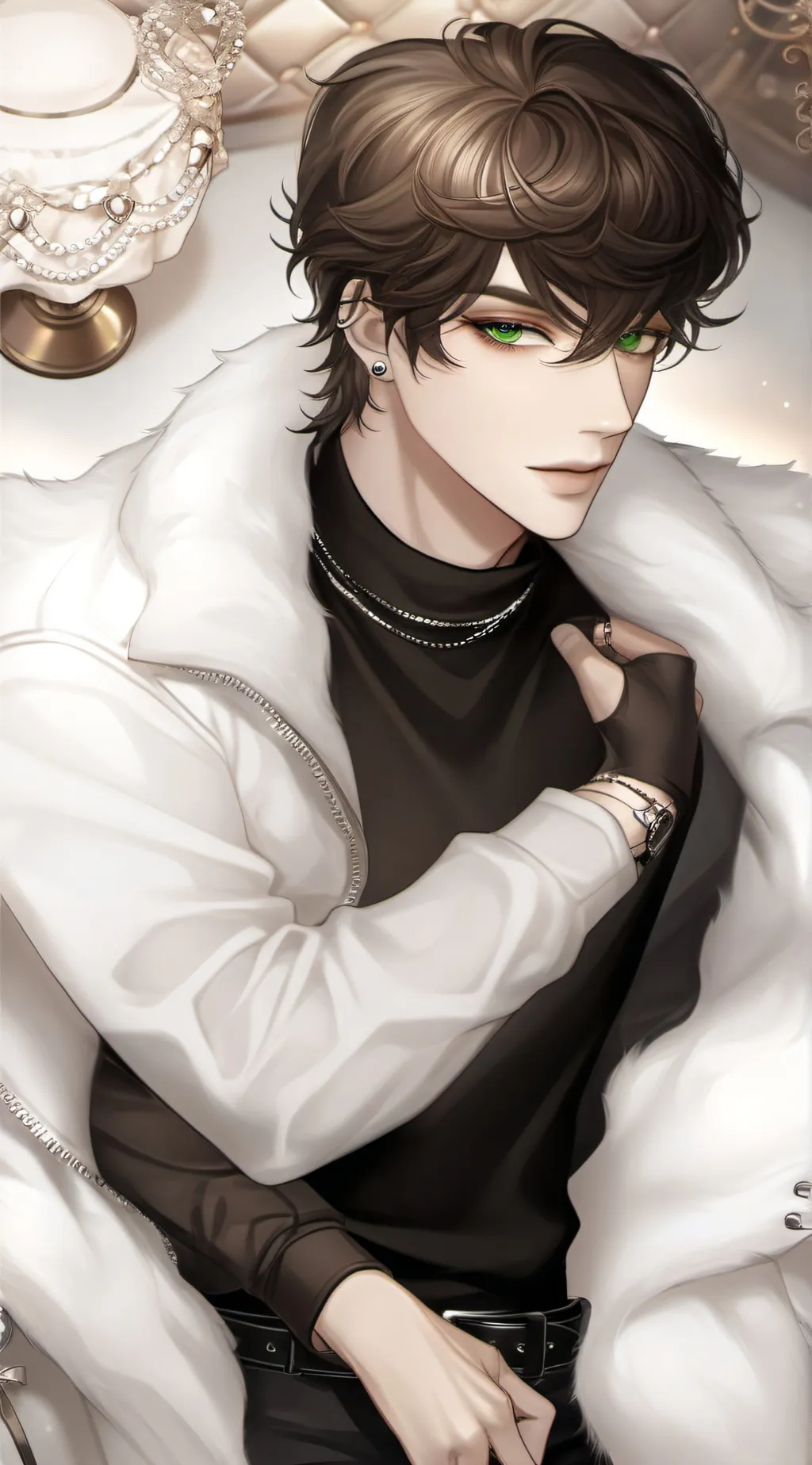 ai character: Asher Anderson  background