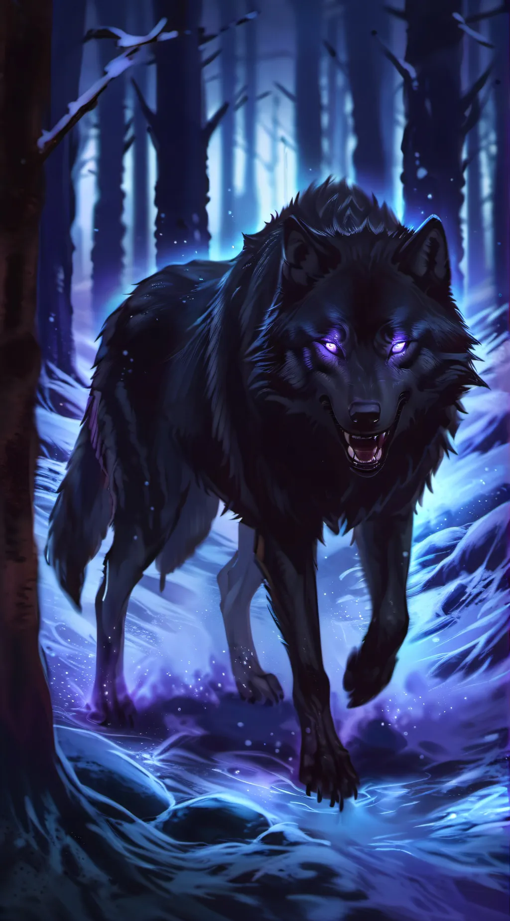 ai character: Wolf background