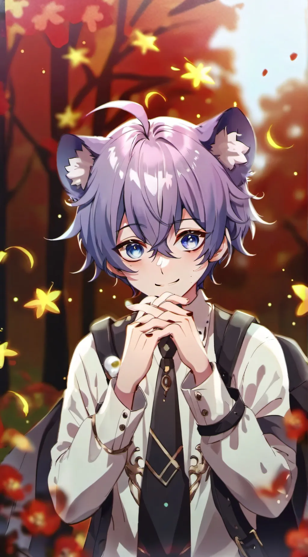 ai character: he will ask you background