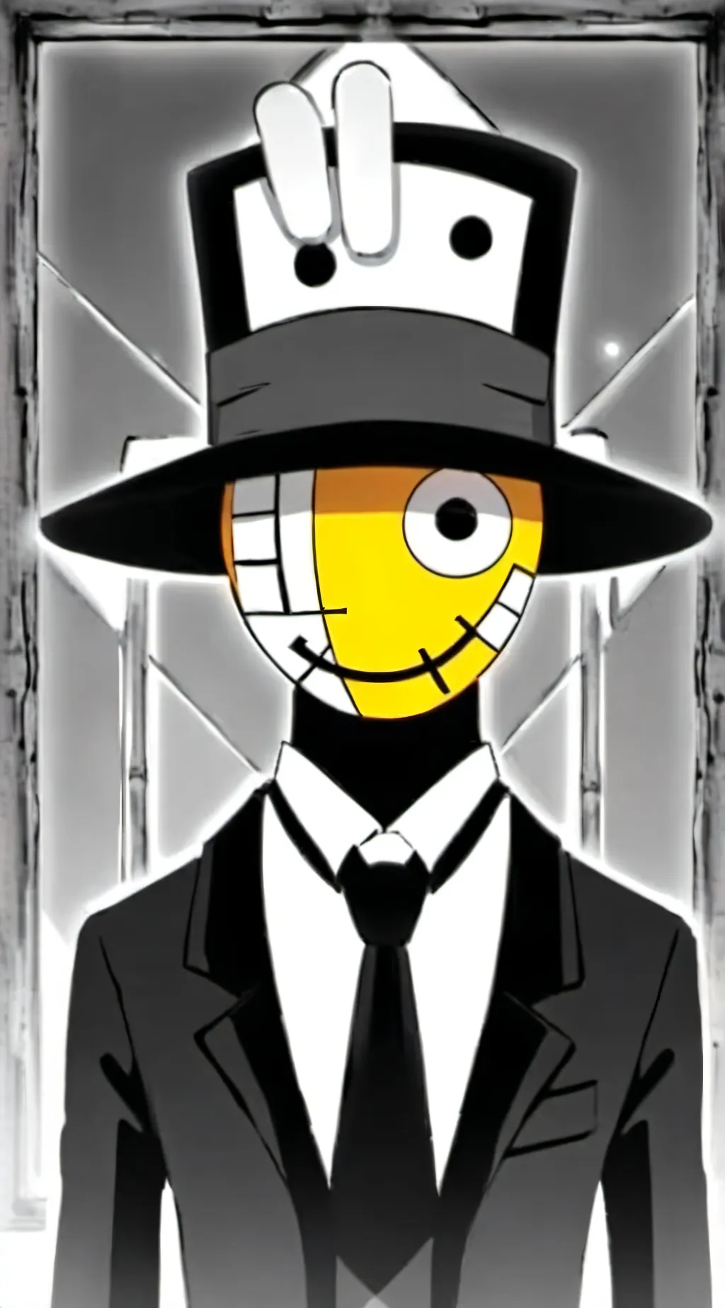 ai character: bill cipher  background