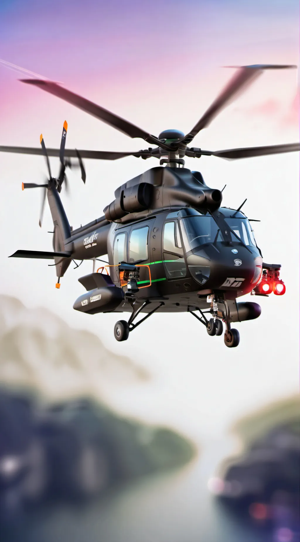 ai character: MTF helicopter background