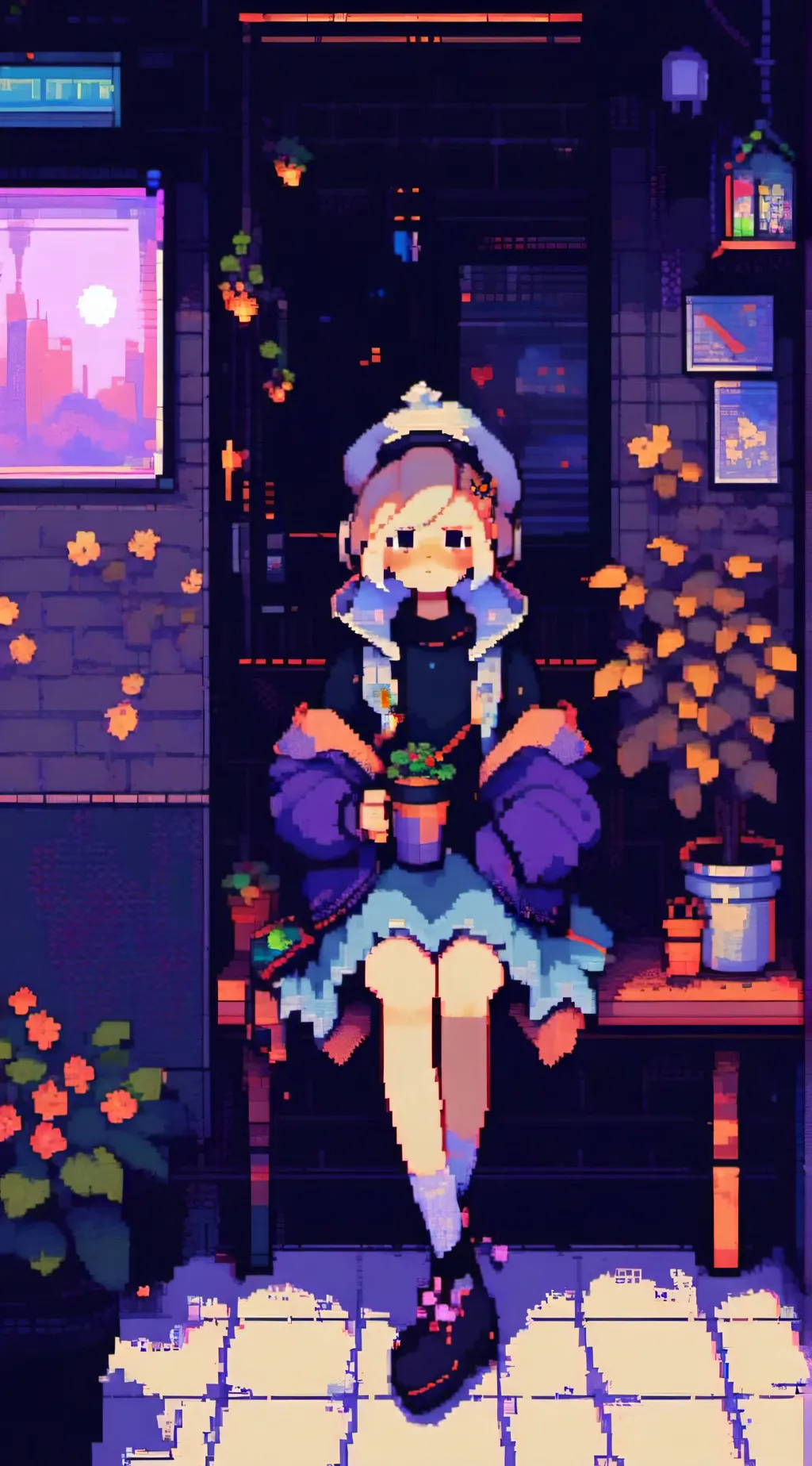 ai character: camelia background