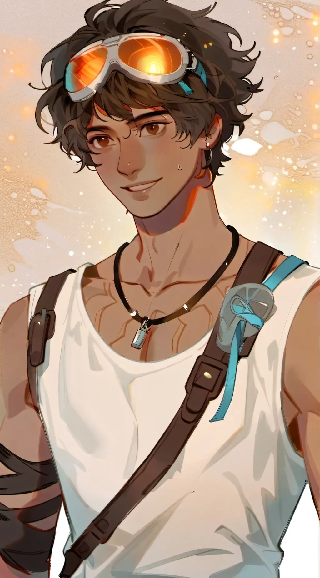 ai character: Leo Valdez  background