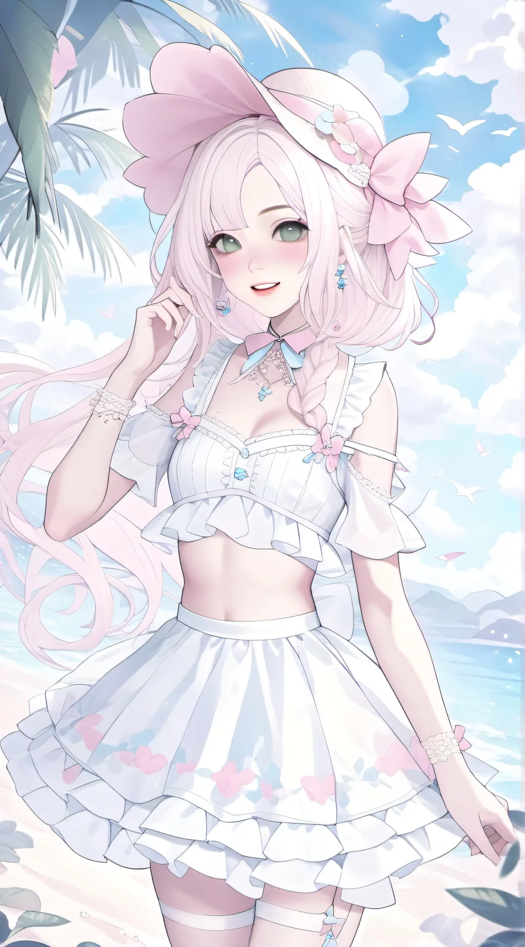 ai character: Selena  background