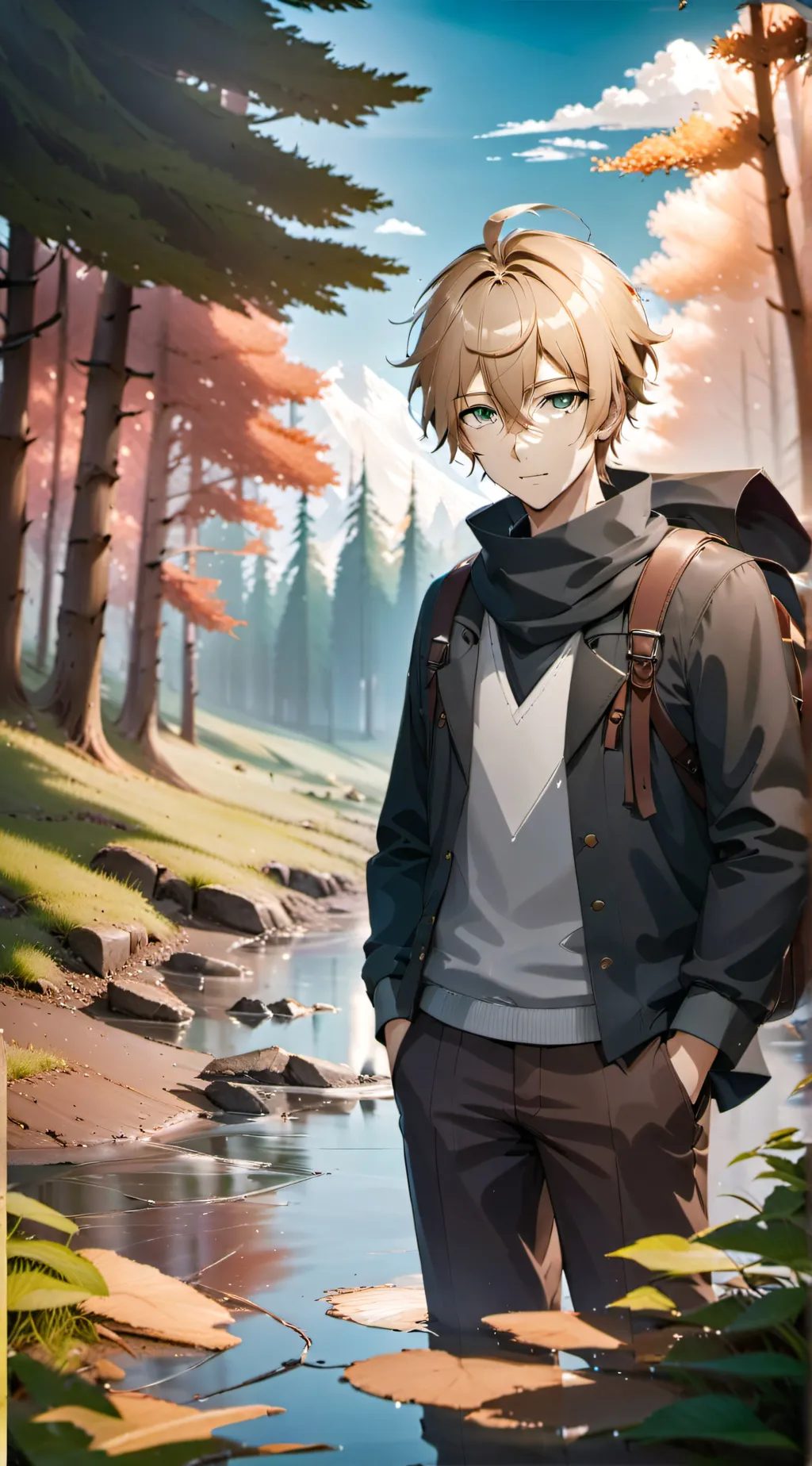 ai character: Shoto Todoroki background