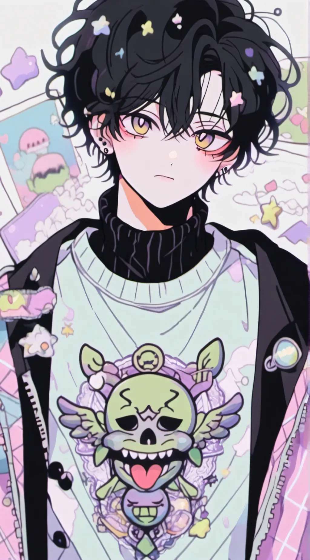 ai character: x✮Paxton✮x background