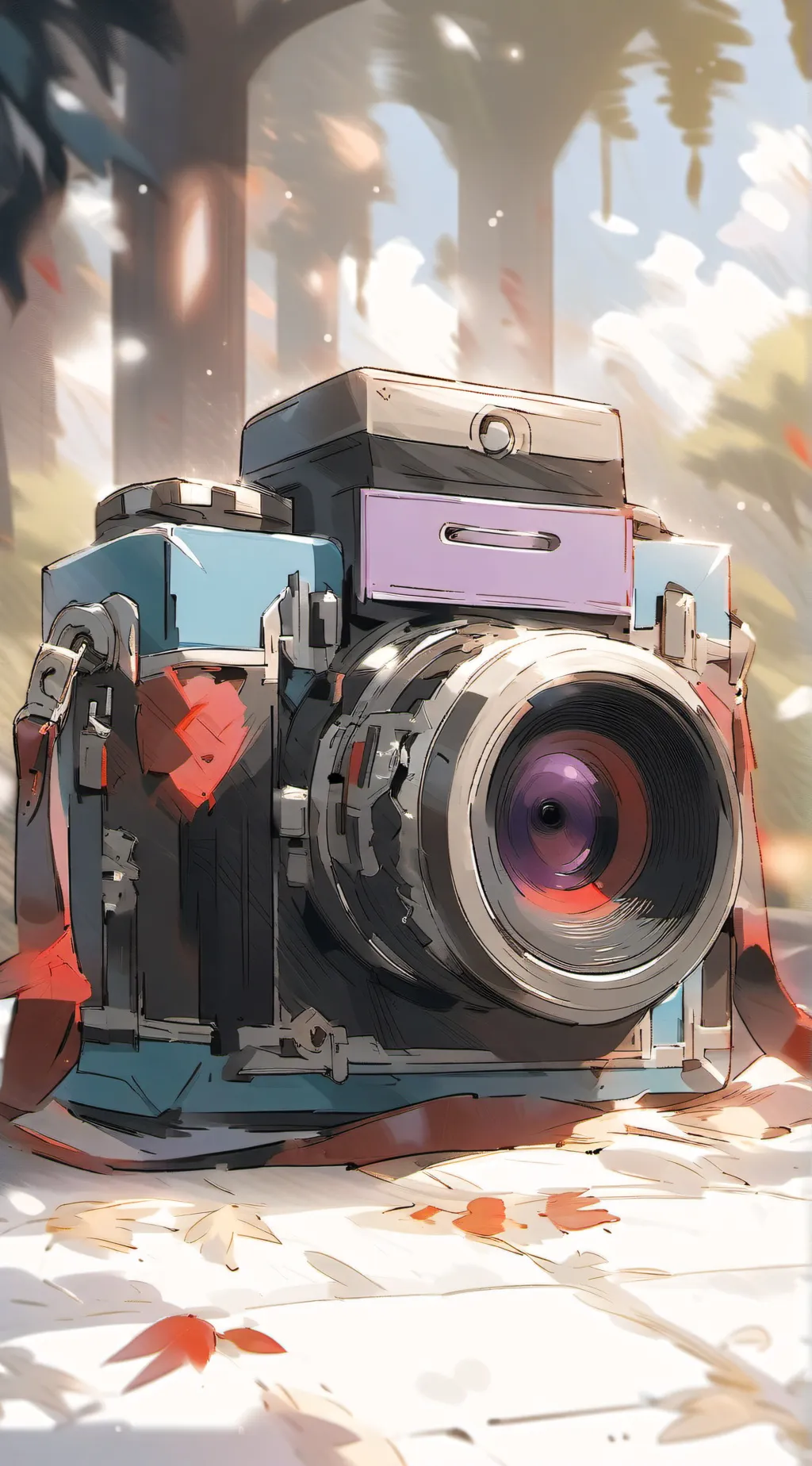 ai character: titans fight background