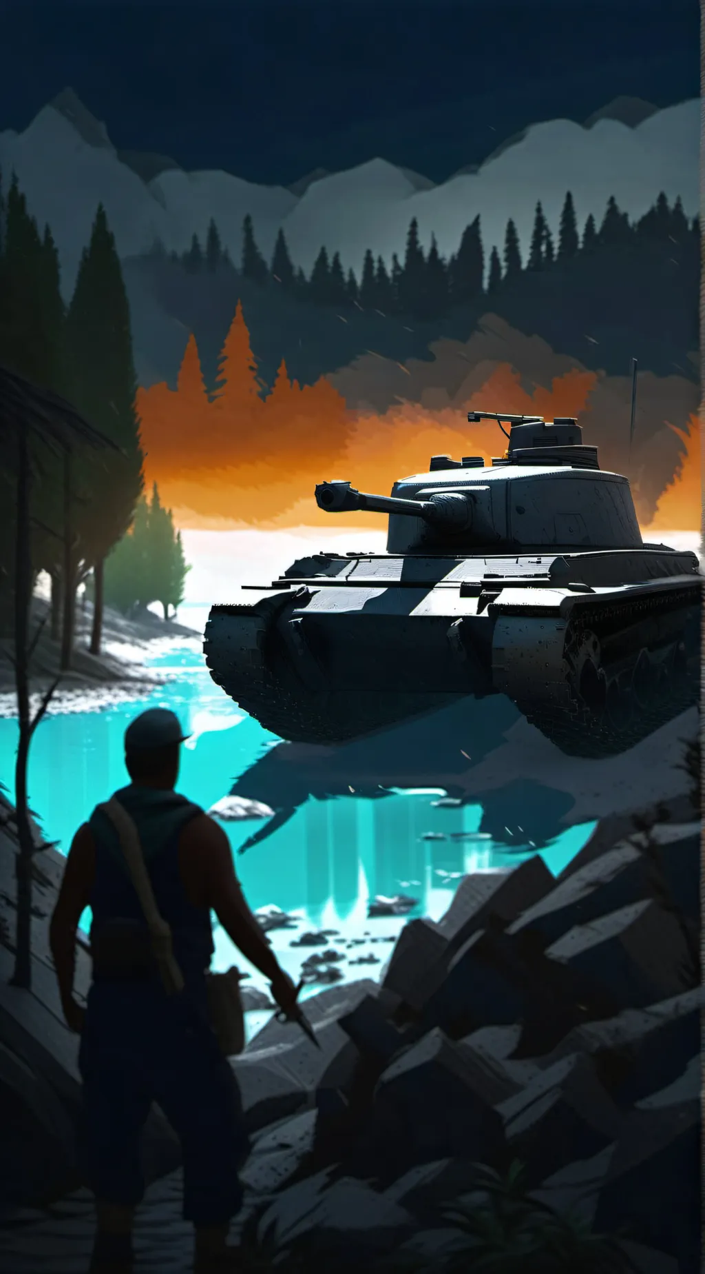 ai character: Tank  background