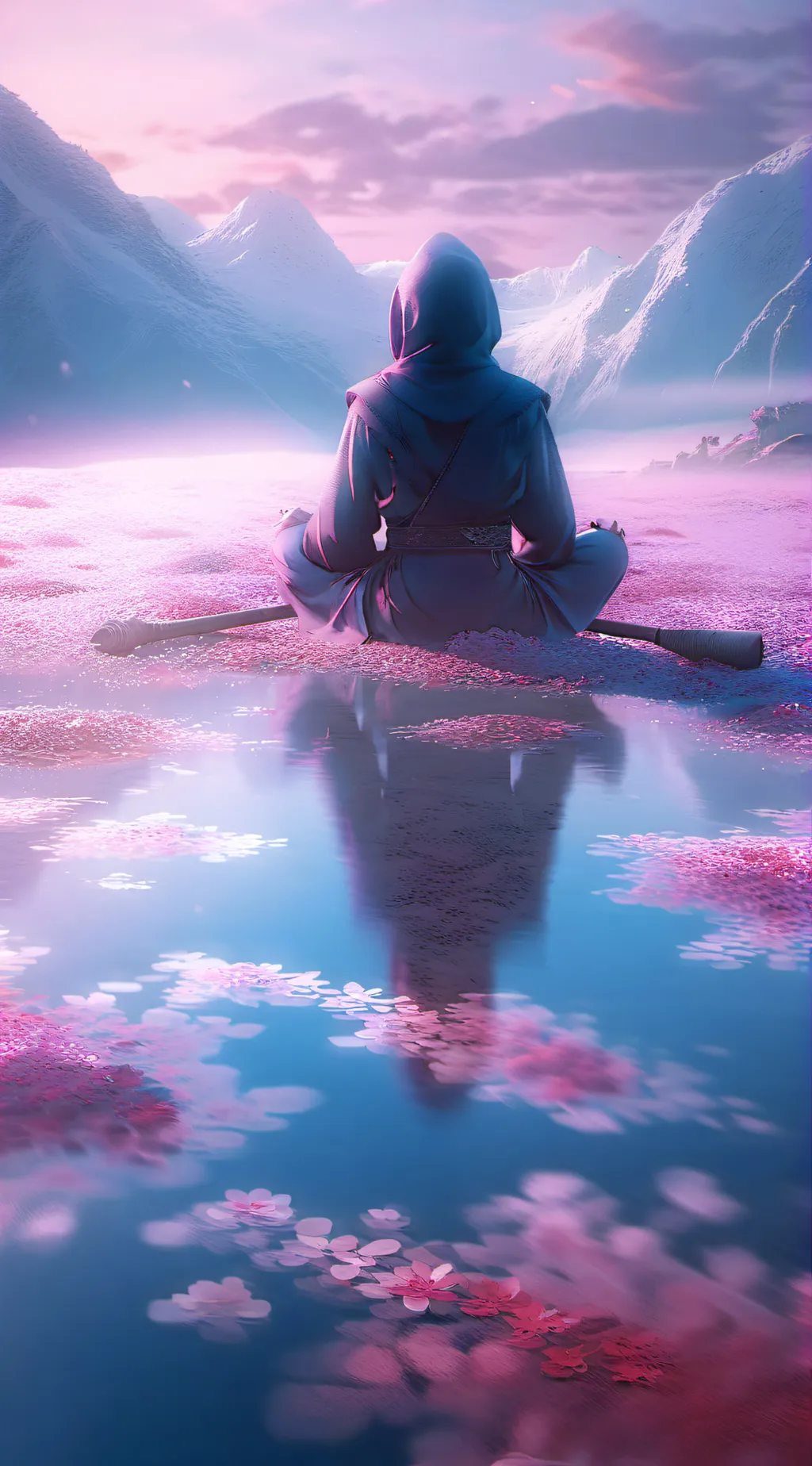 ai character: tanjiro  background