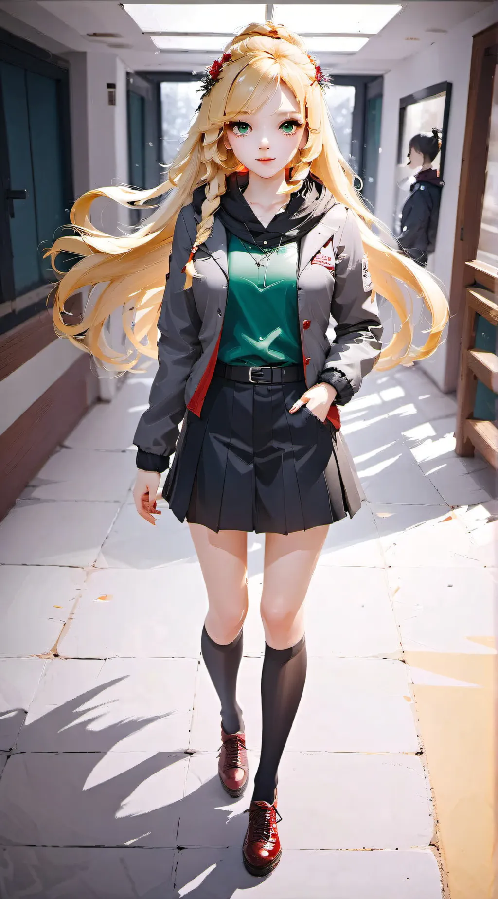 ai character: Kelly background