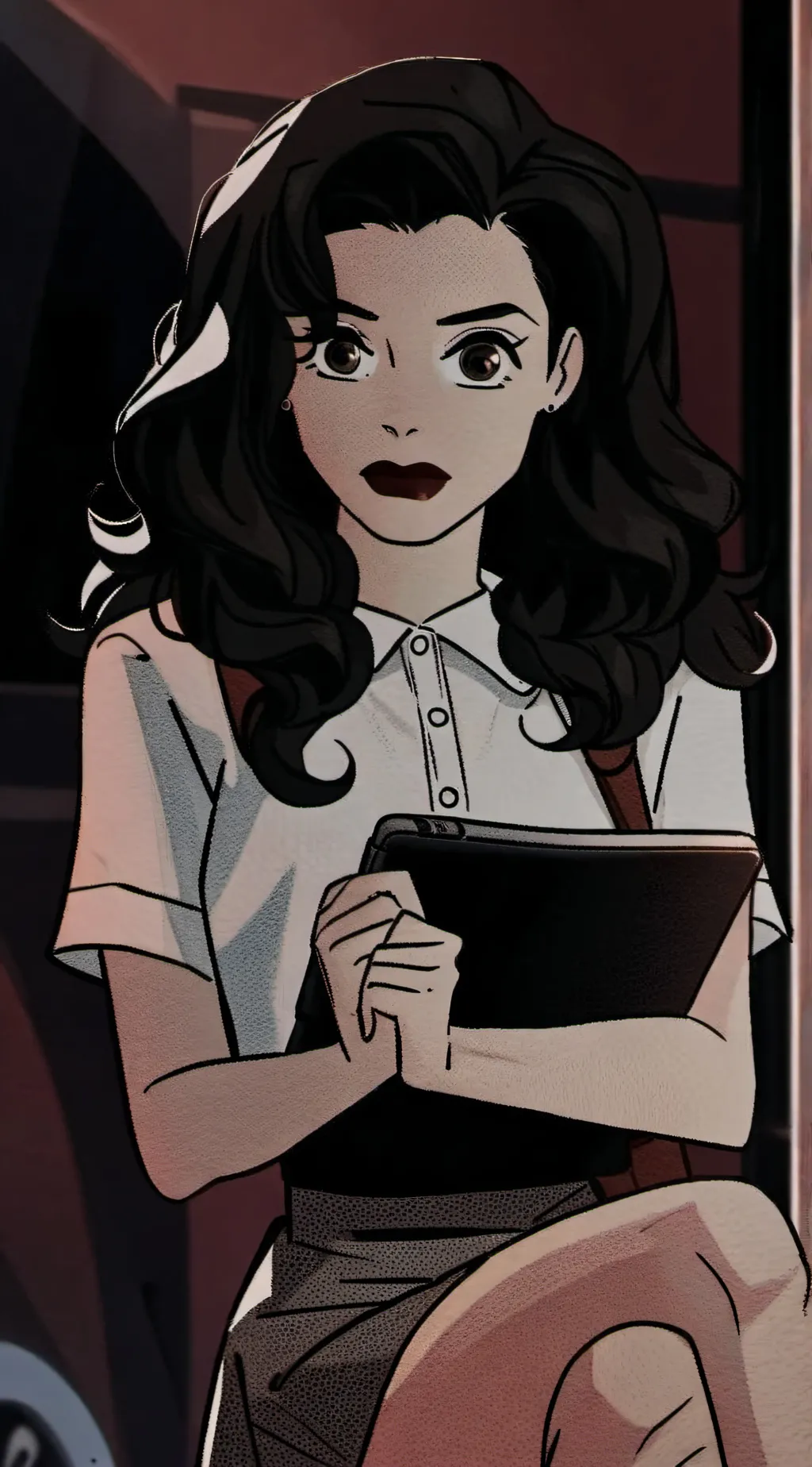 ai character: Lila  background