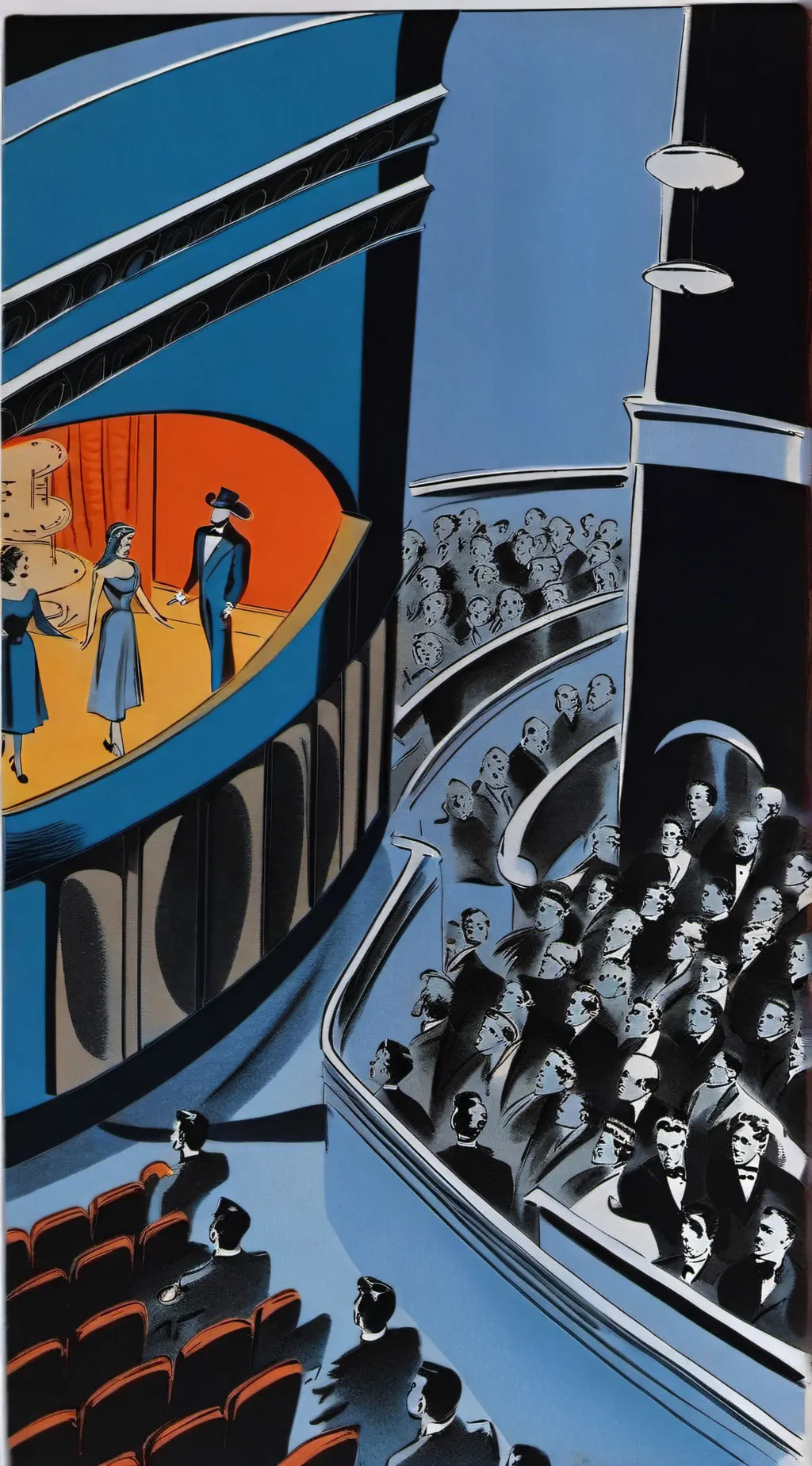 ai character: Theatre background