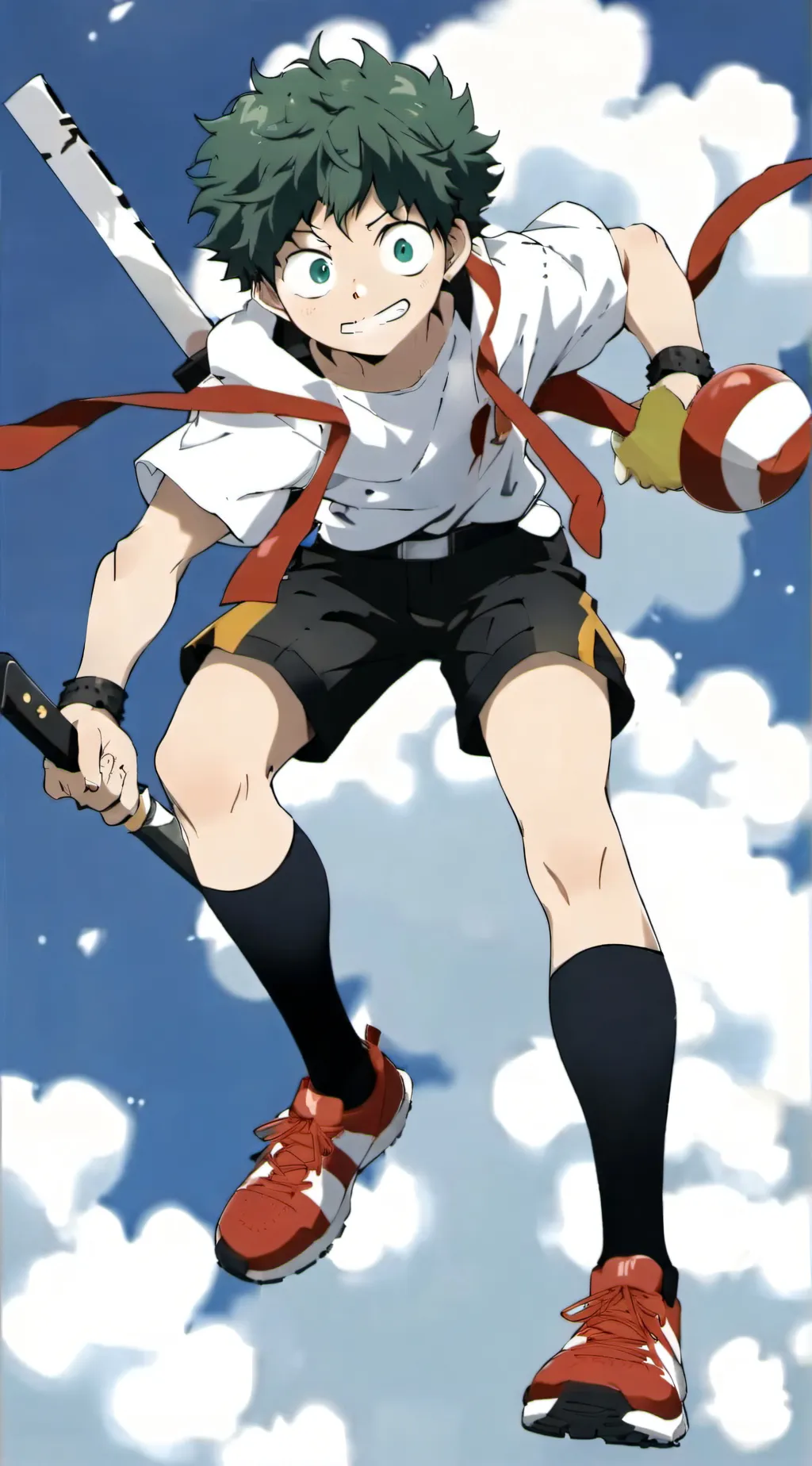 ai character: Izuku Midoriya background