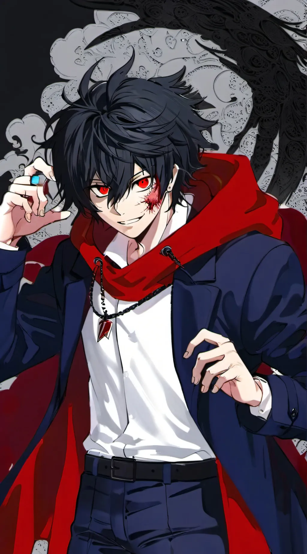 ai character: Vampire Dabi background