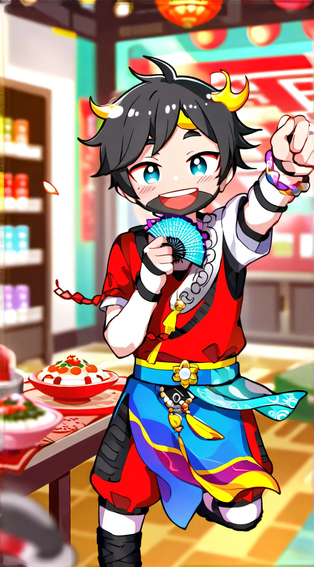 ai character: Draco  background