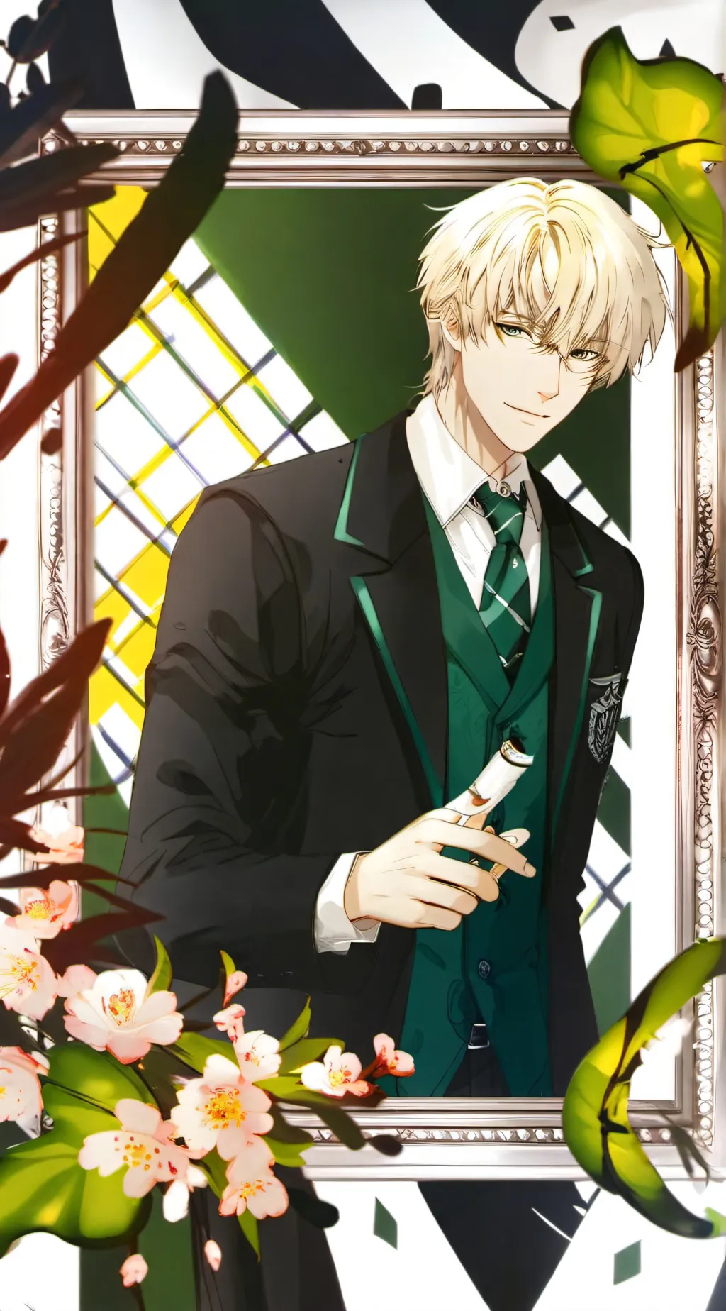 ai character: Draco Malfoy  background