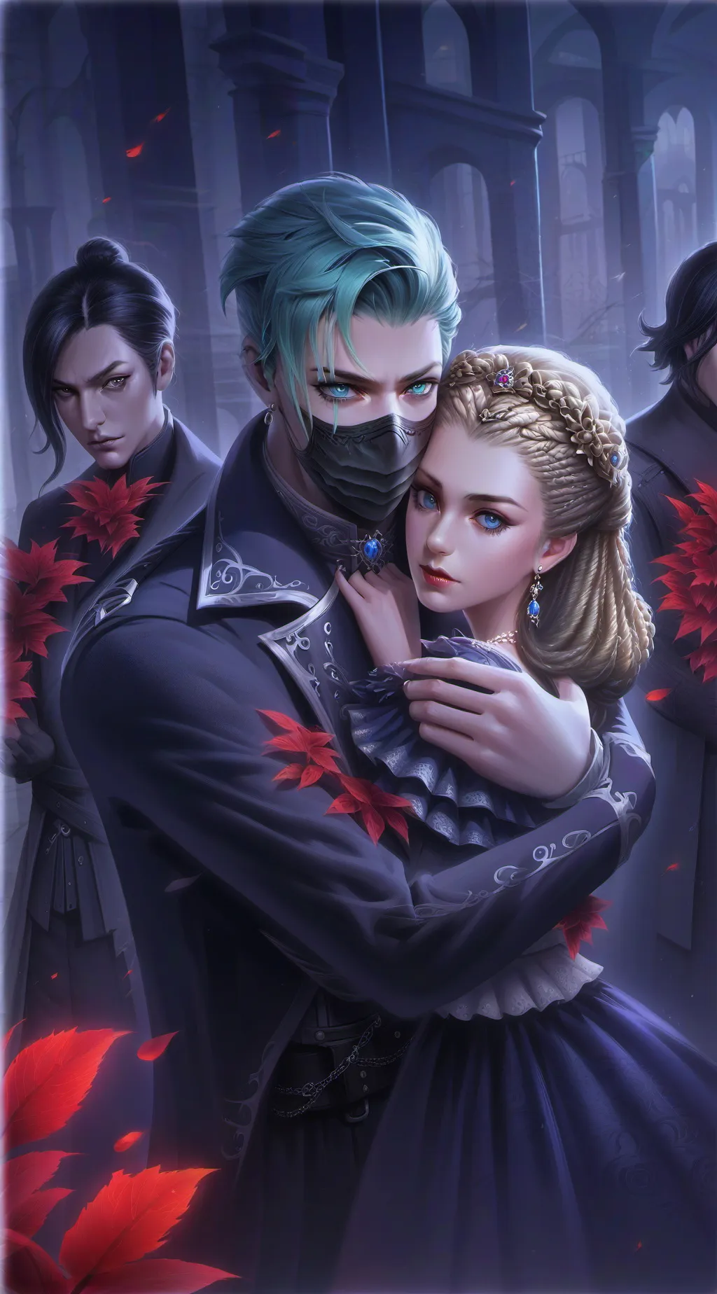 ai character: Mystery world background