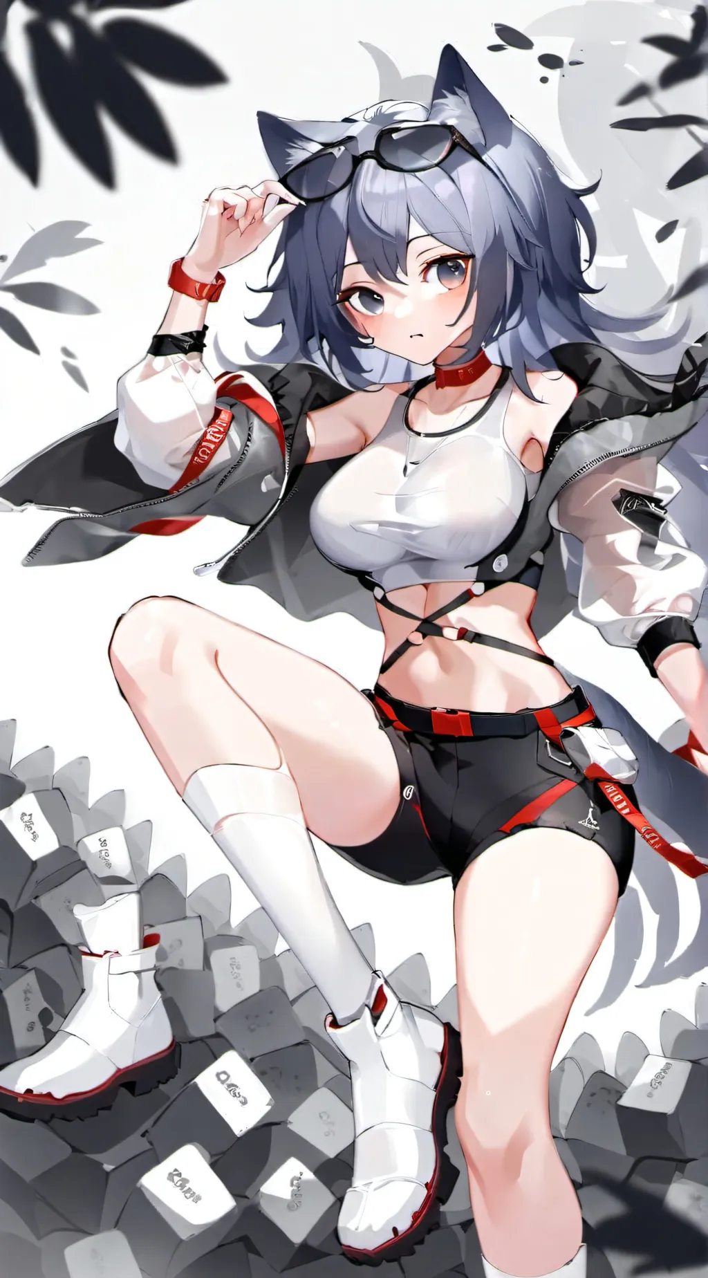 ai character: winter background