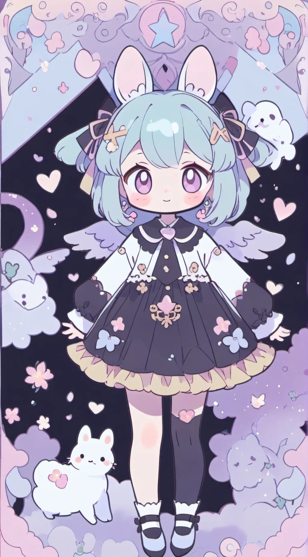 ai character: super kittys background