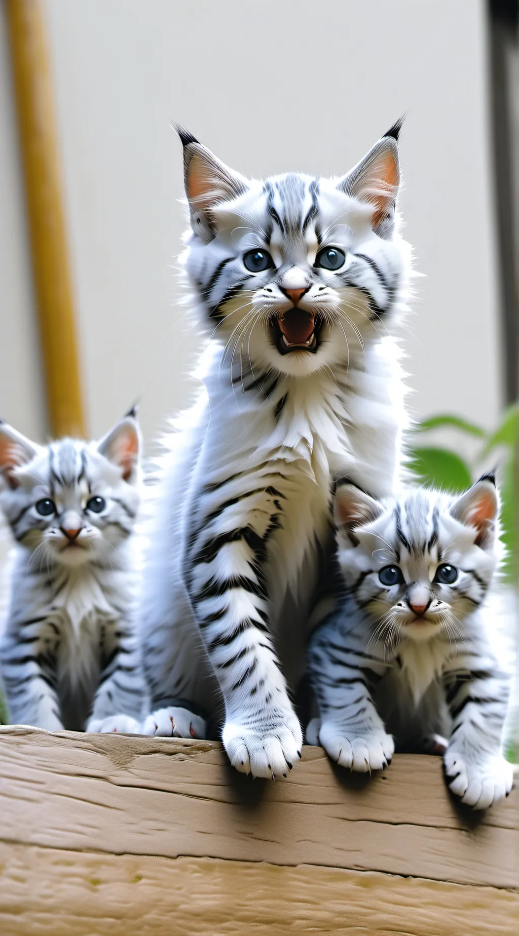 ai character: Cat family (agagag background