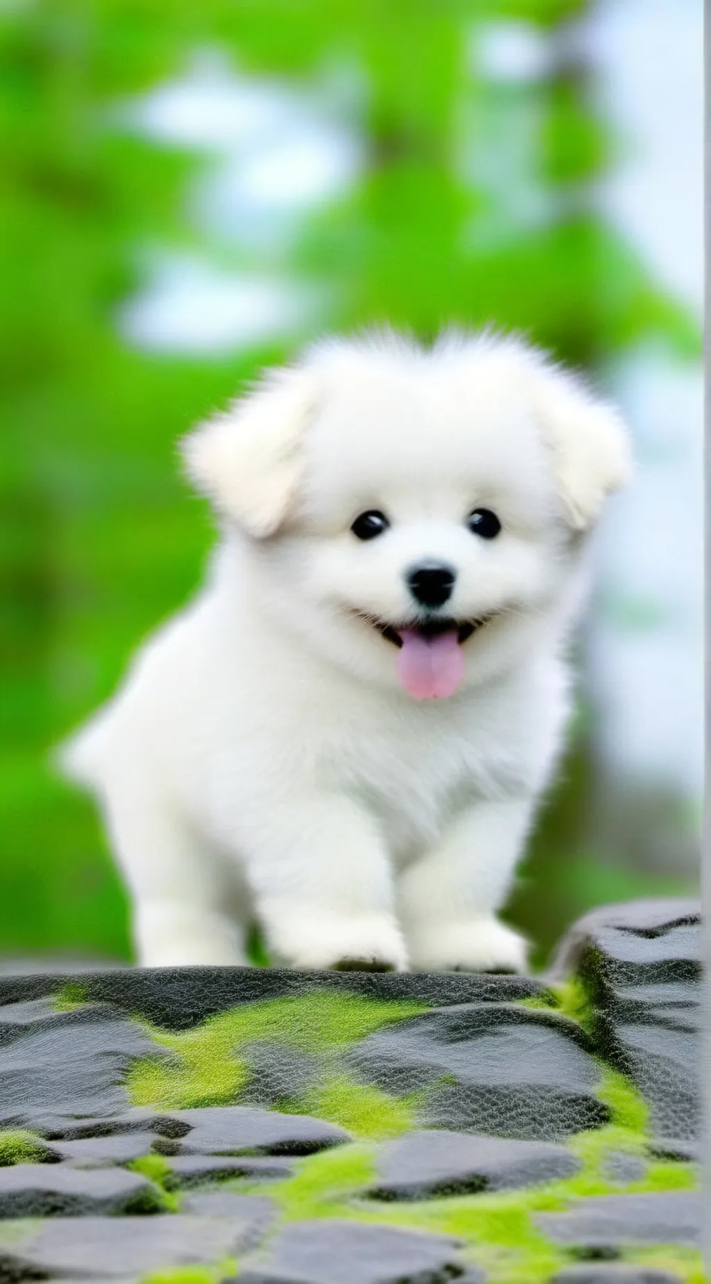 ai character: Puppyyy background