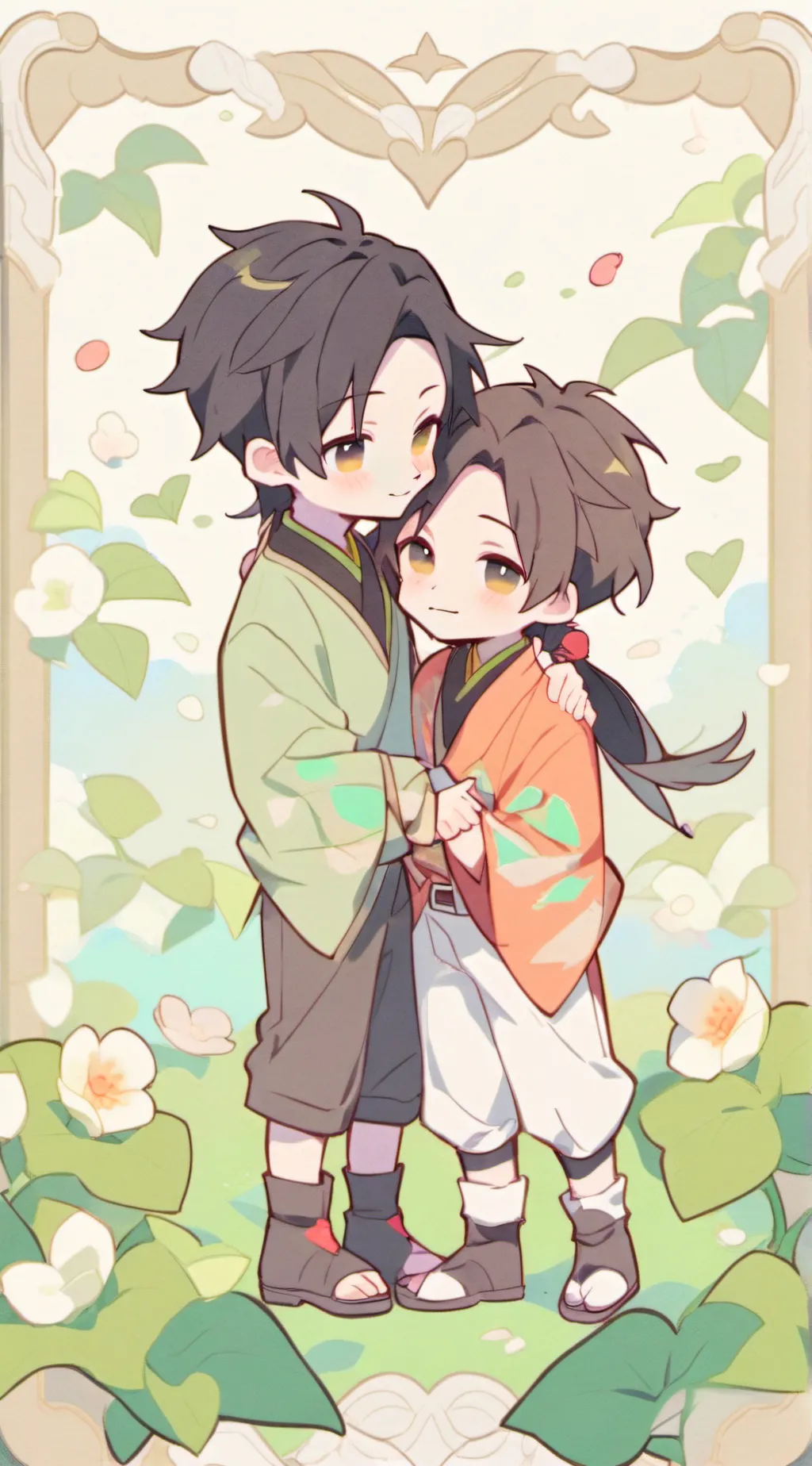 ai character: Tokito × Kotetsu  background