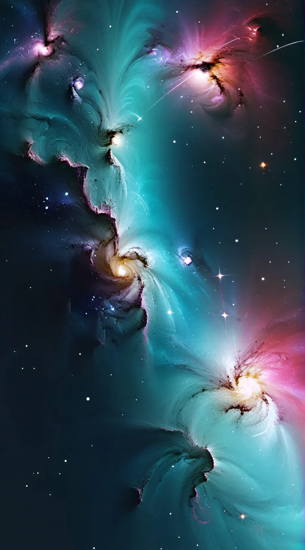 ai character: galaxy. background