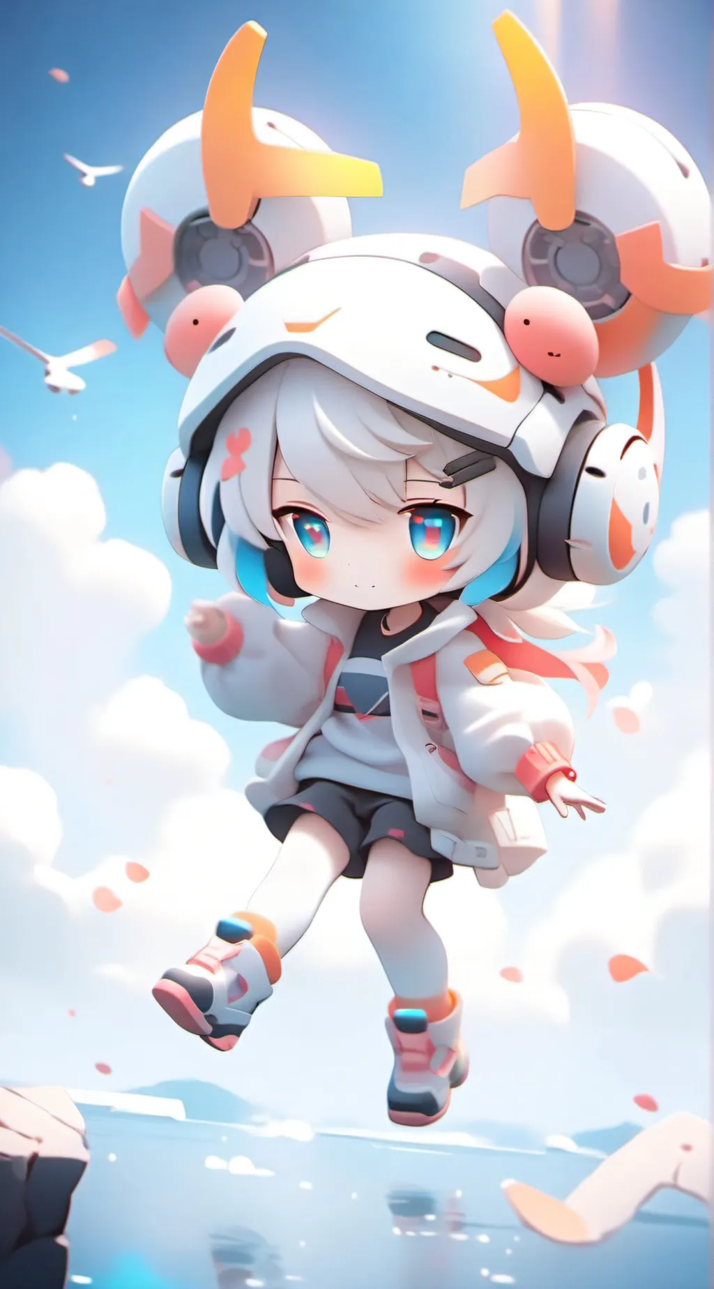 ai character: Murder drones  background