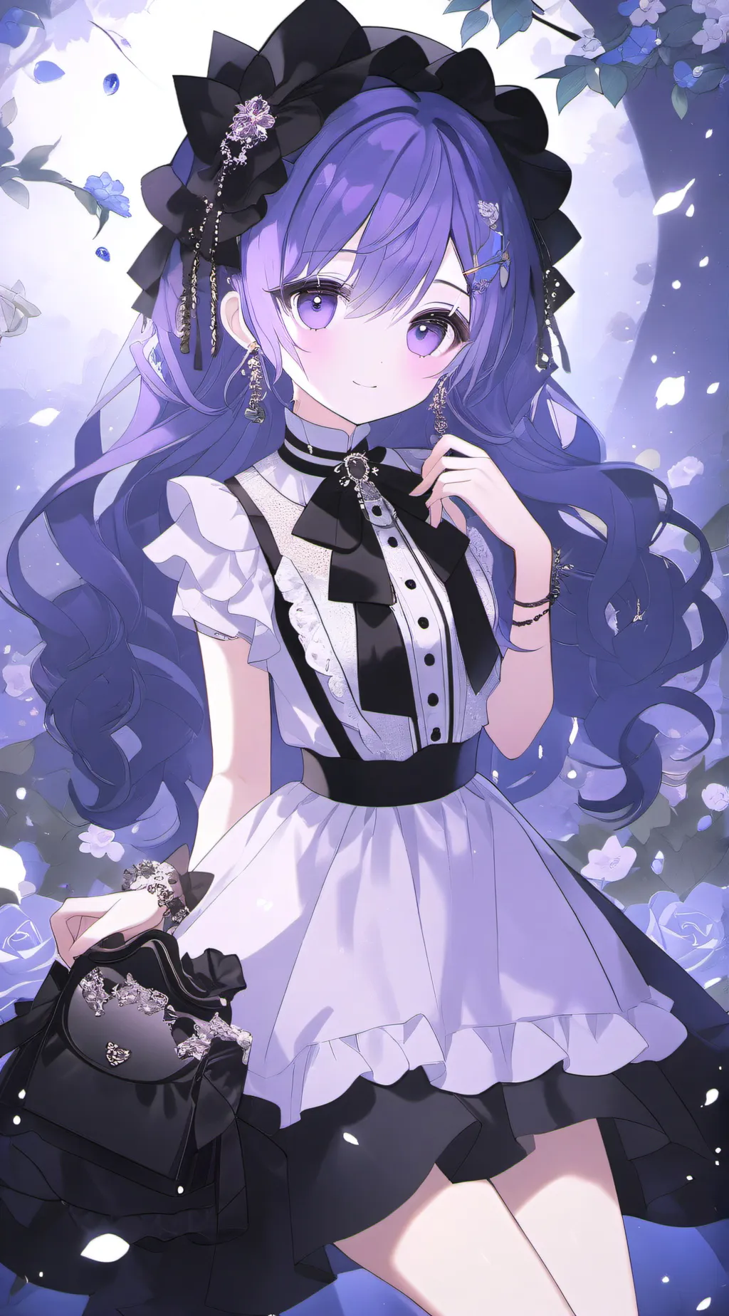 ai character: diamond background