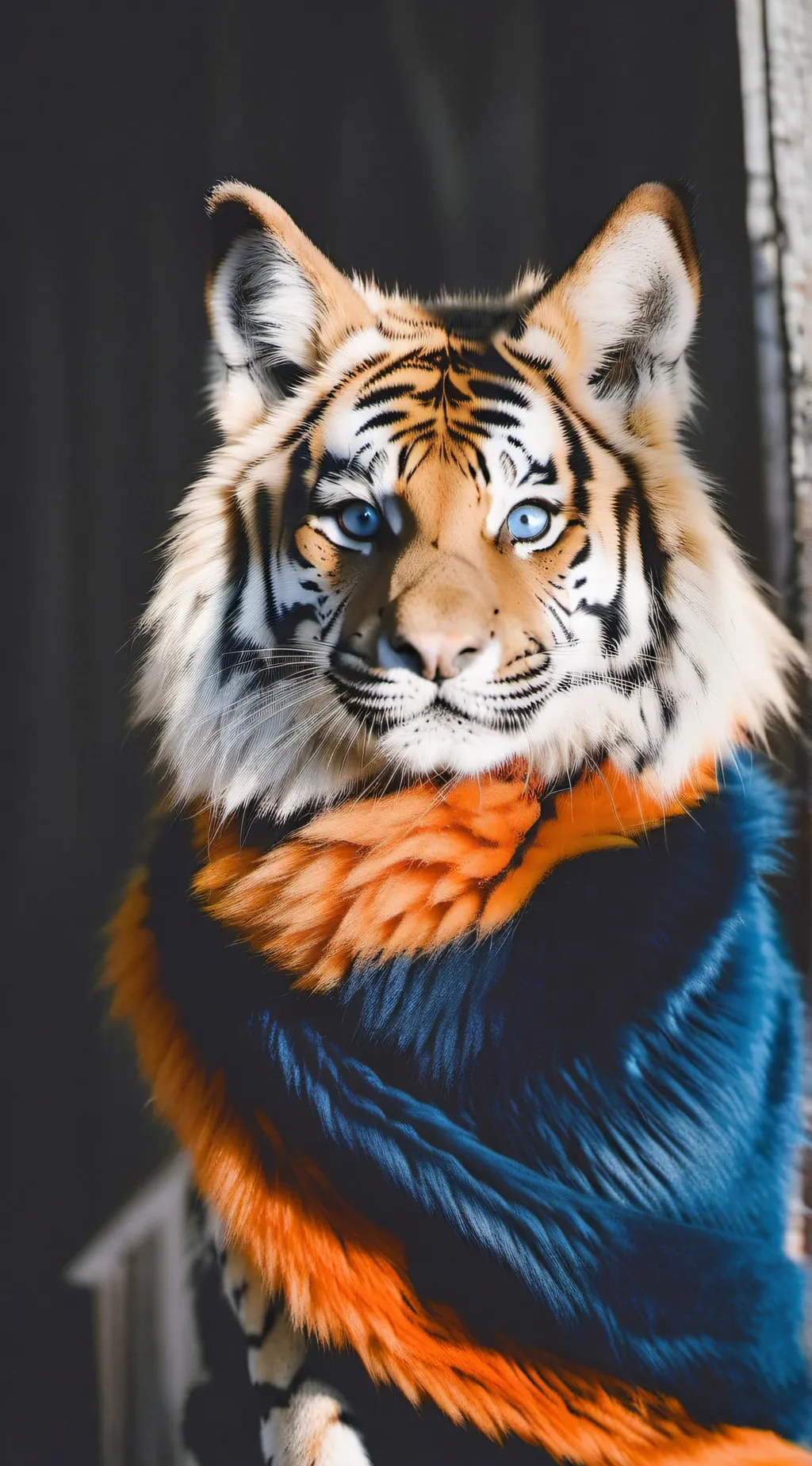 ai character: Snowy background