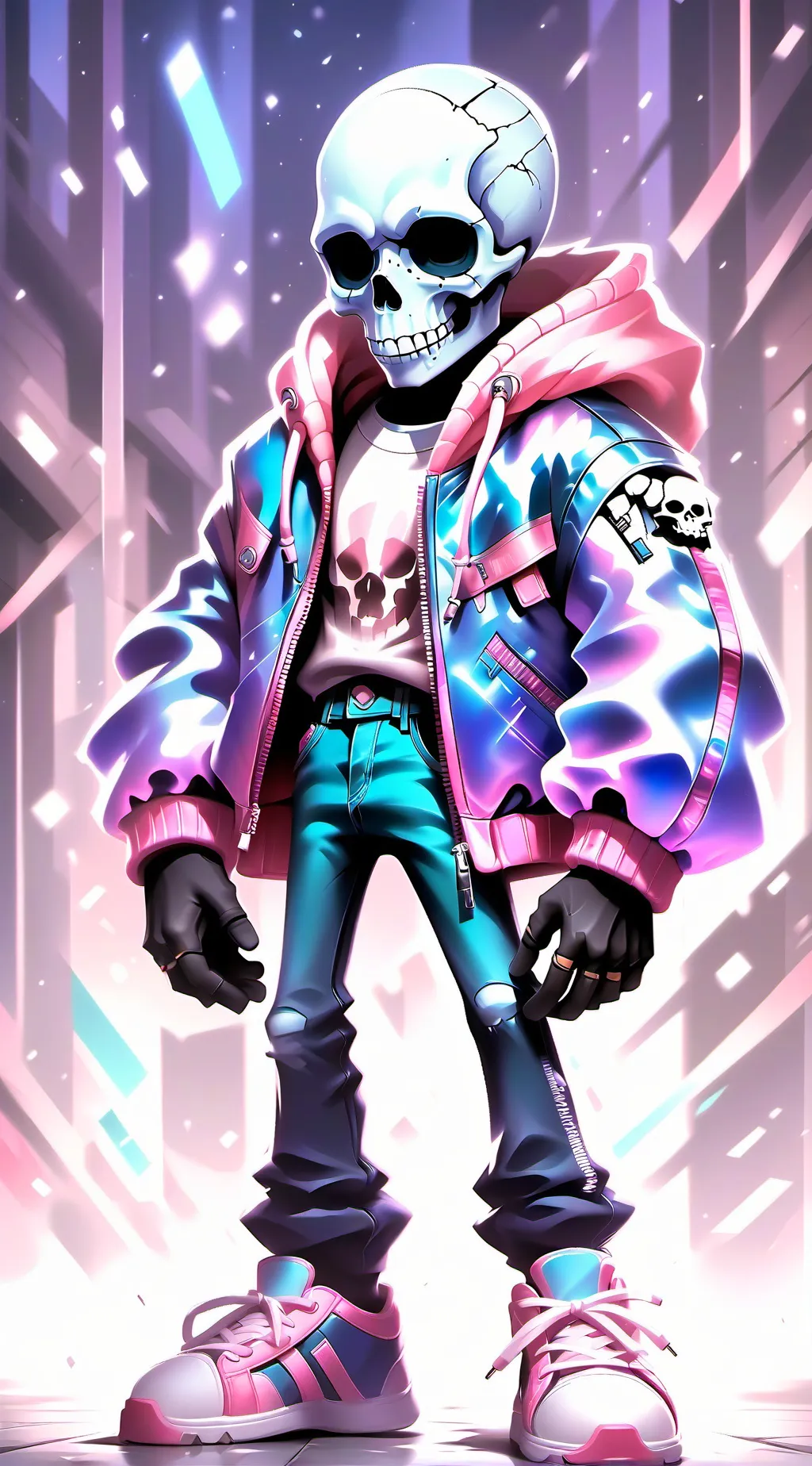 ai character: sans background