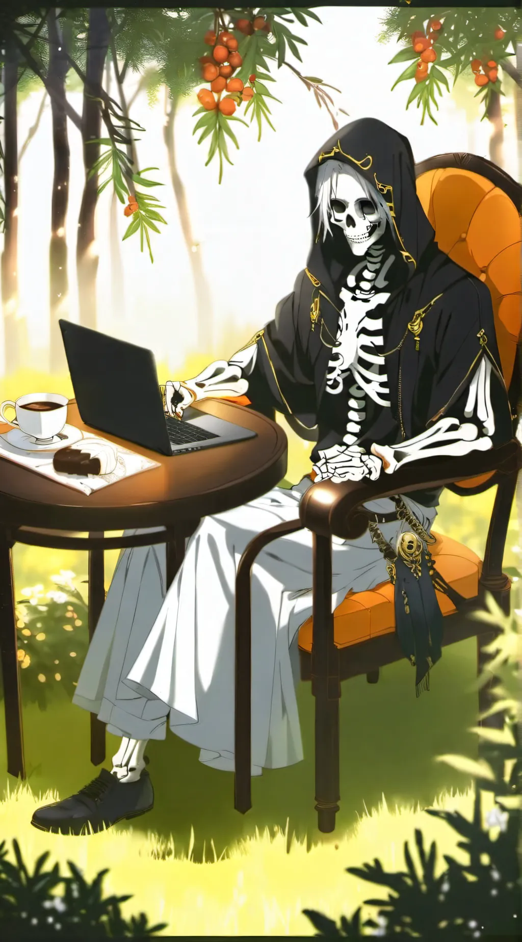 ai character: Touch Grass 👋☺️ background