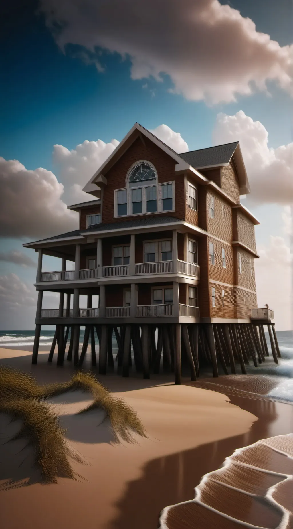 ai character: outerbanks background