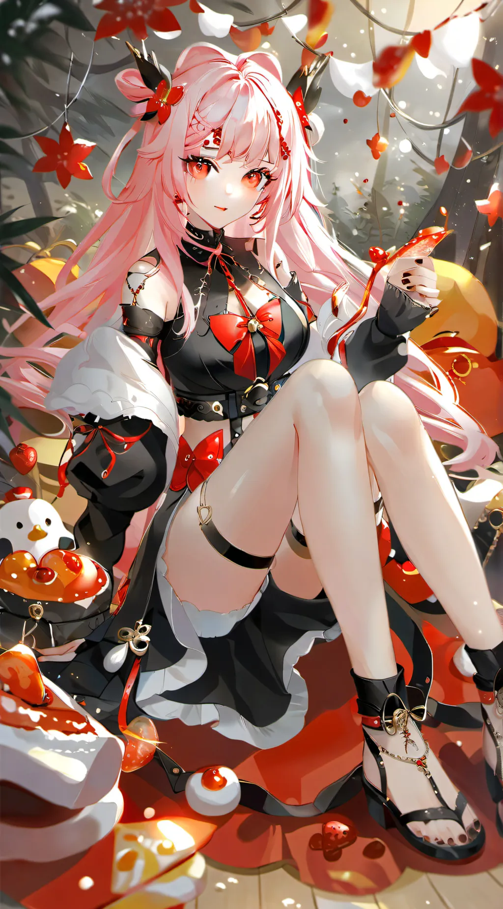 ai character: UwU girl cute  background