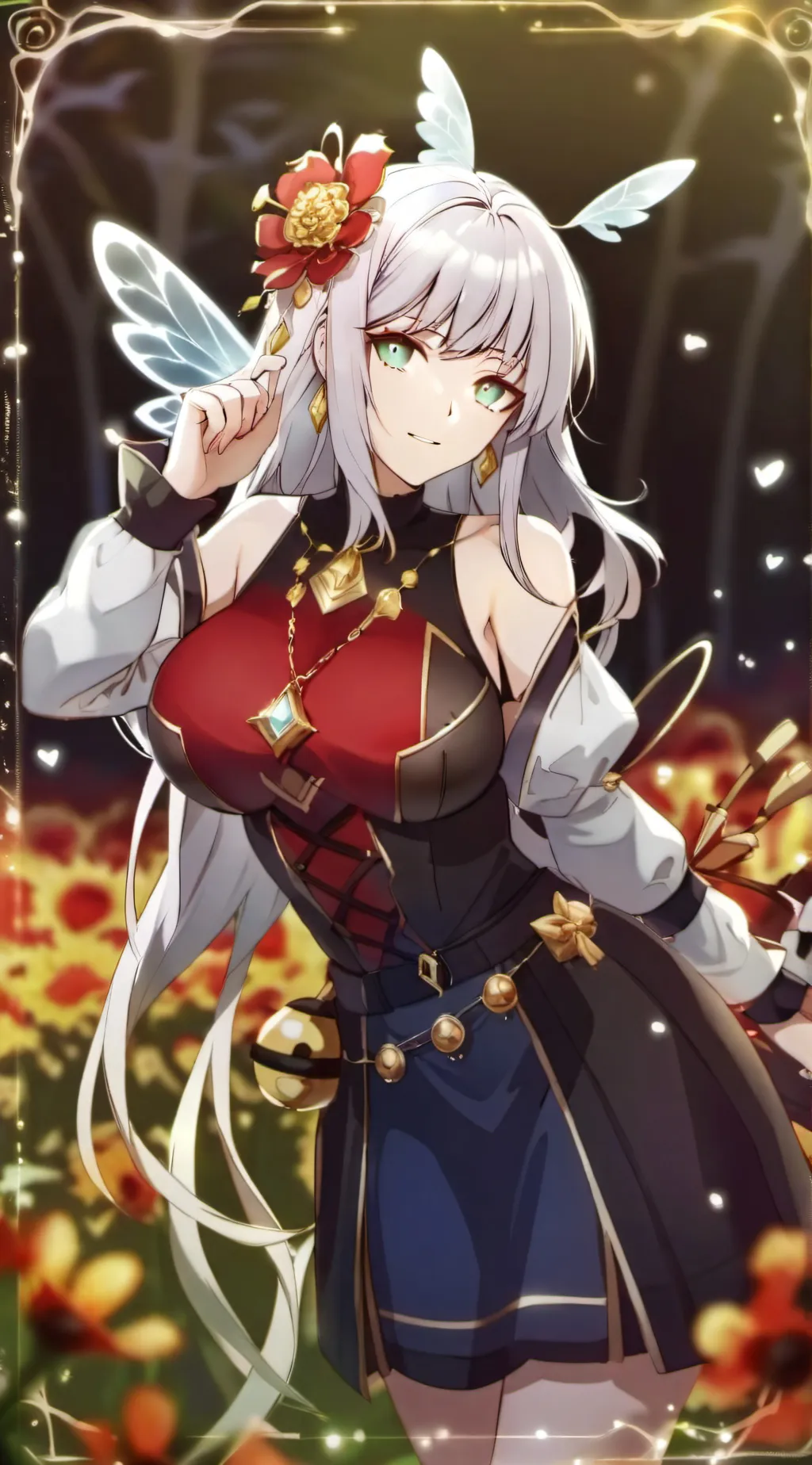 ai character: super thicc bee background