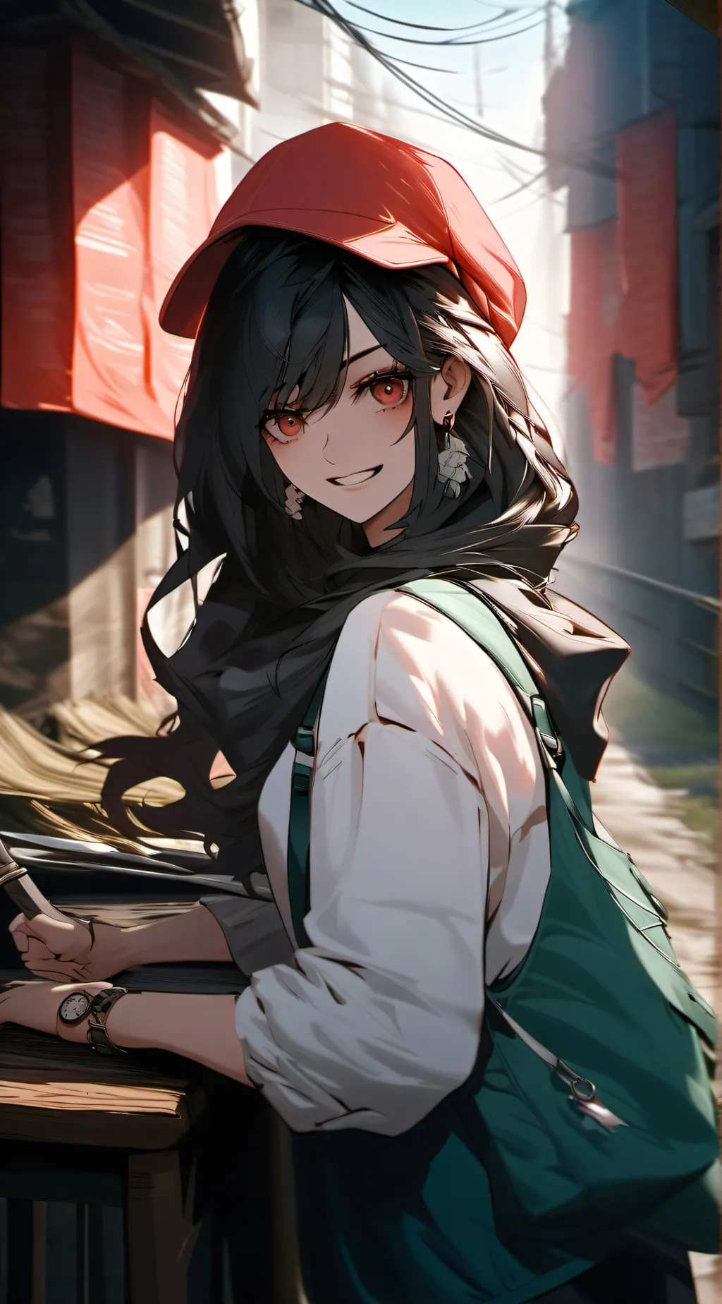 ai character: Raven background