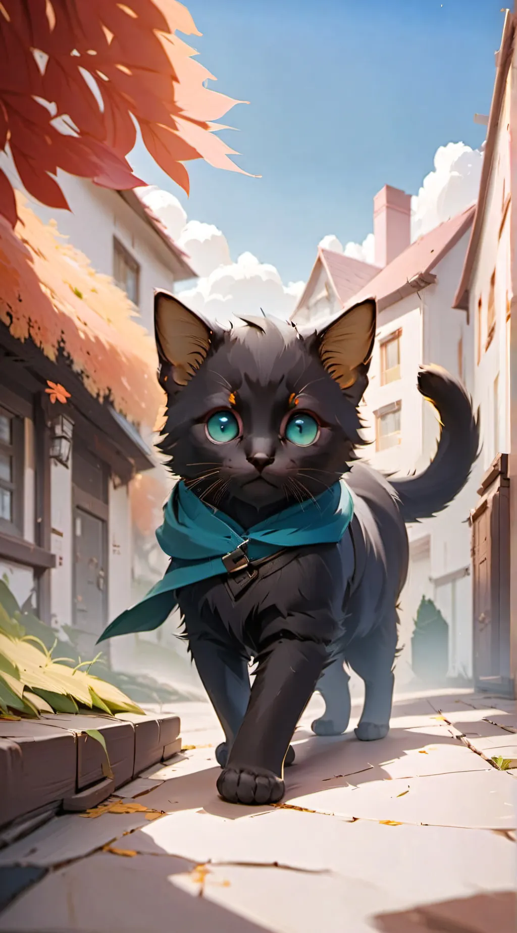 ai character: HH cat background