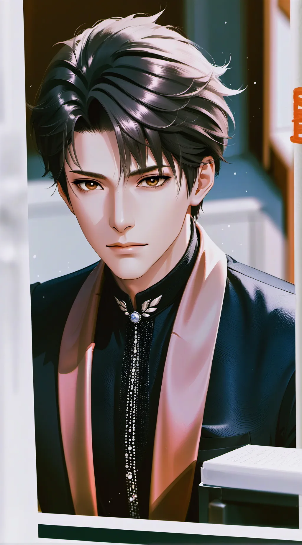 ai character: Rean *call him rey background