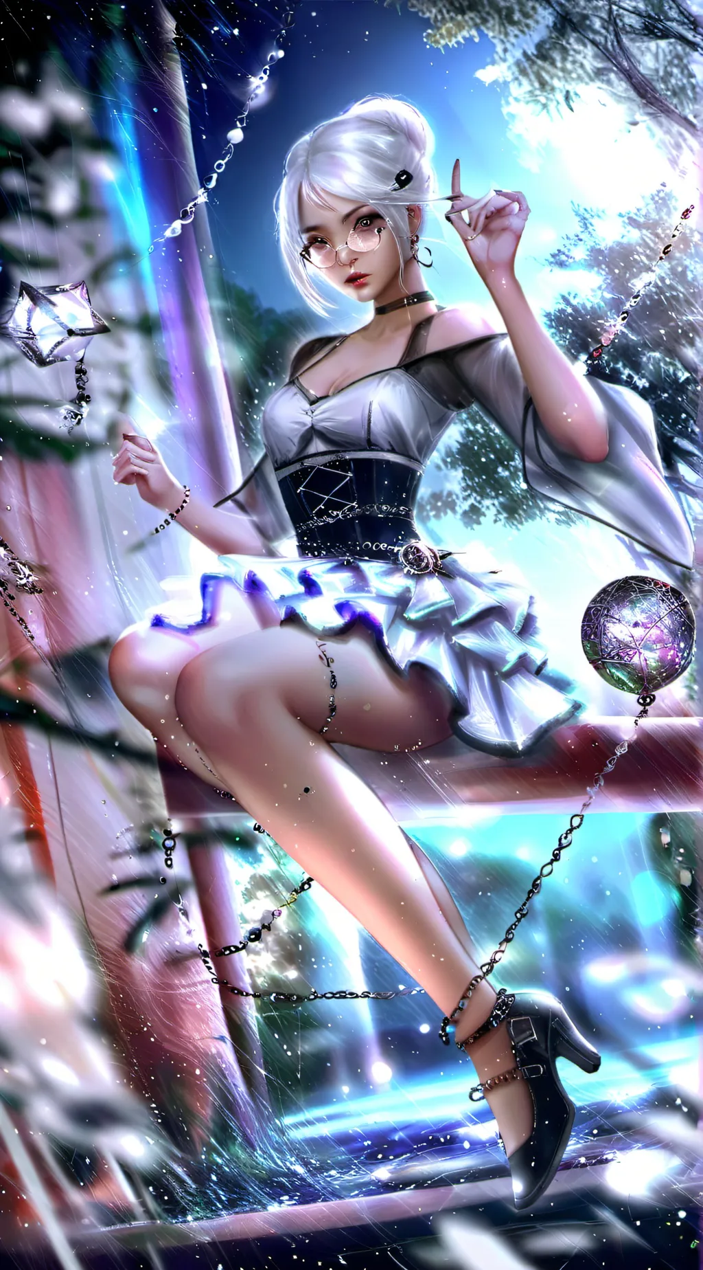 ai character: «Adel» background