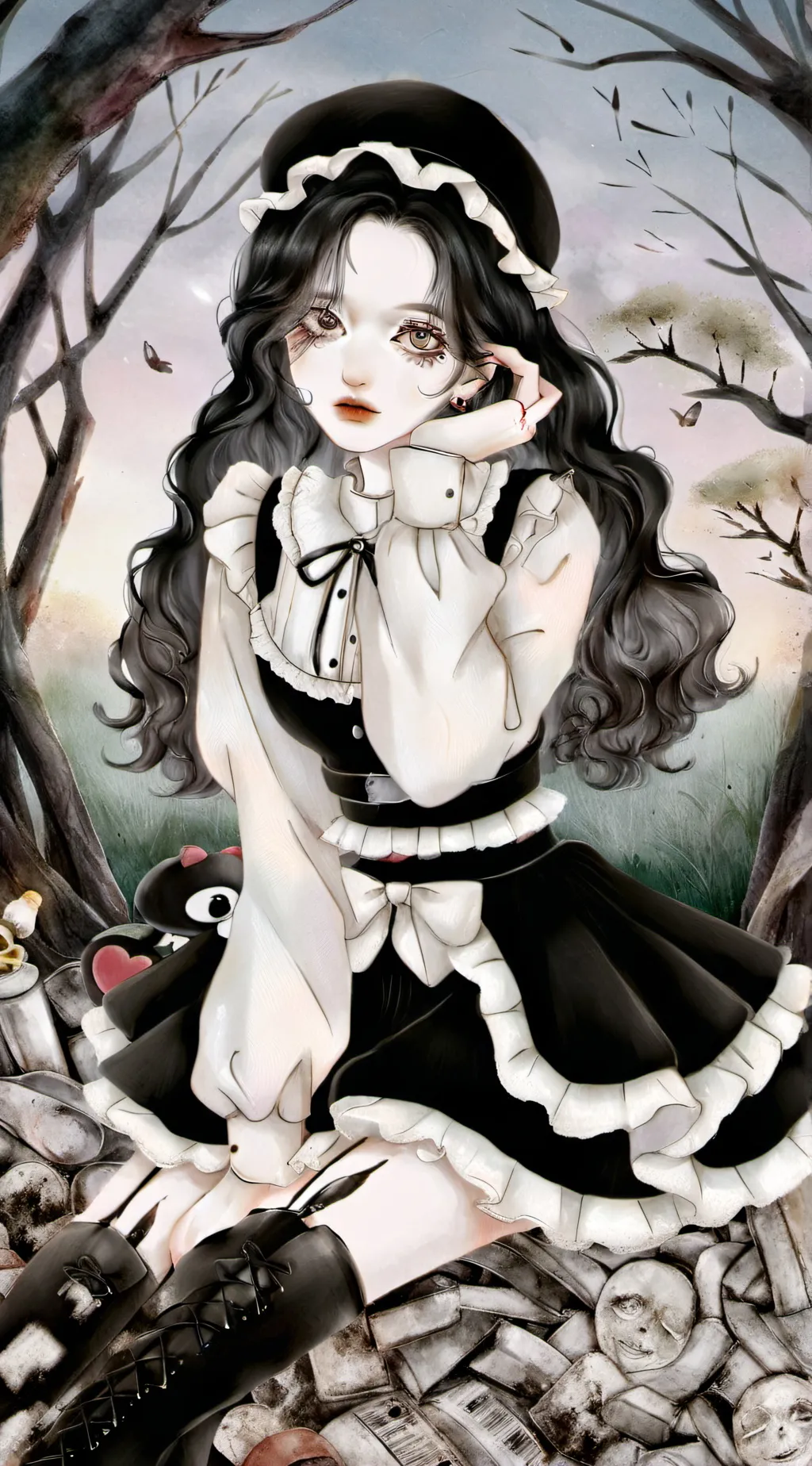 ai character: Carlotta la carota background