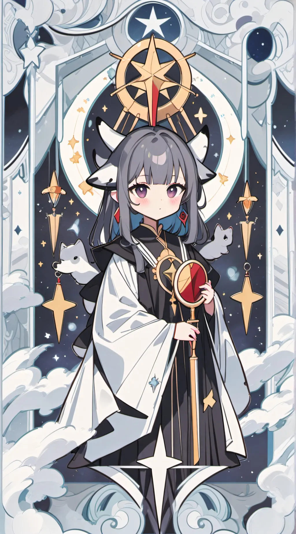 ai character: Luna background