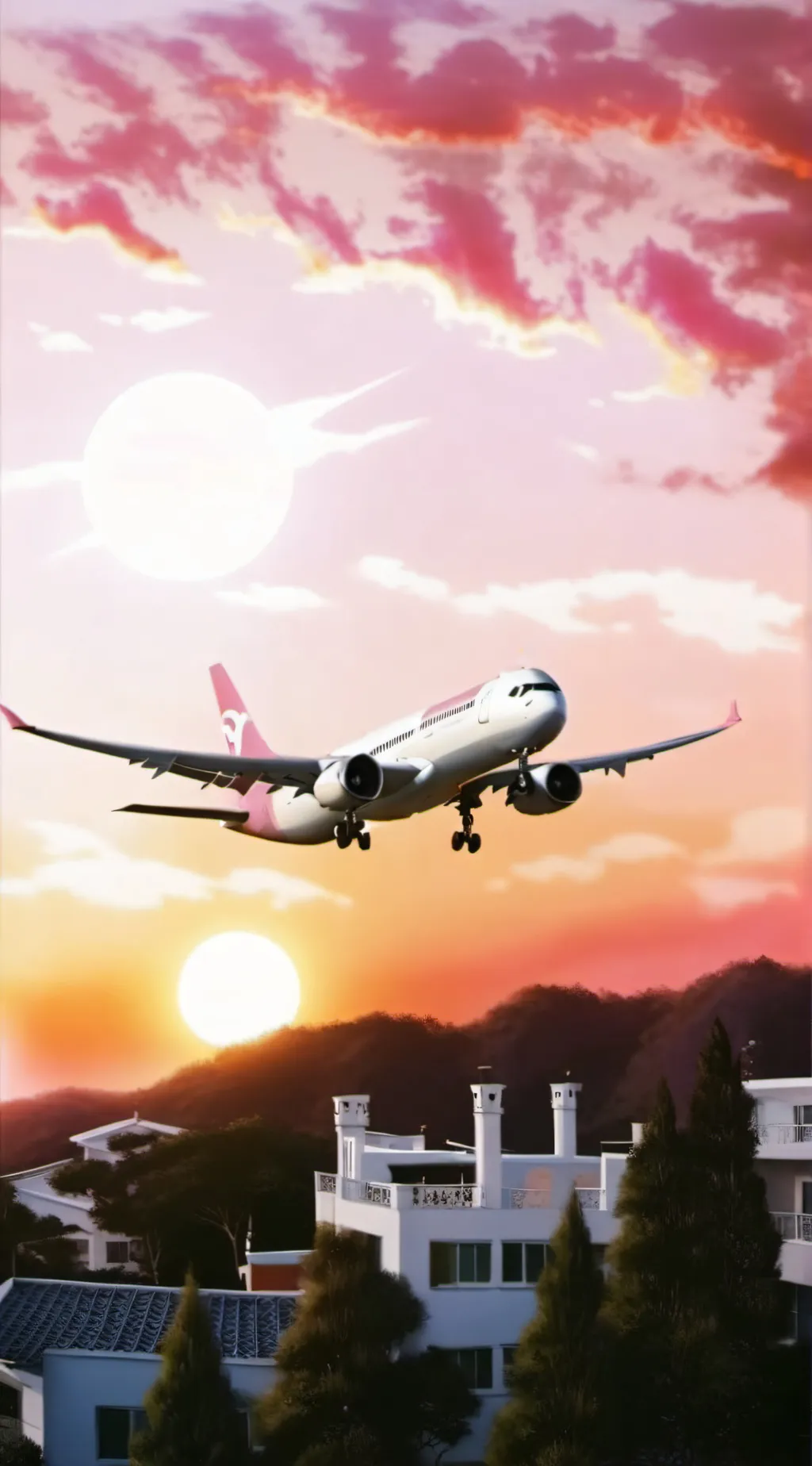 ai character: MHA ON A PLANE background