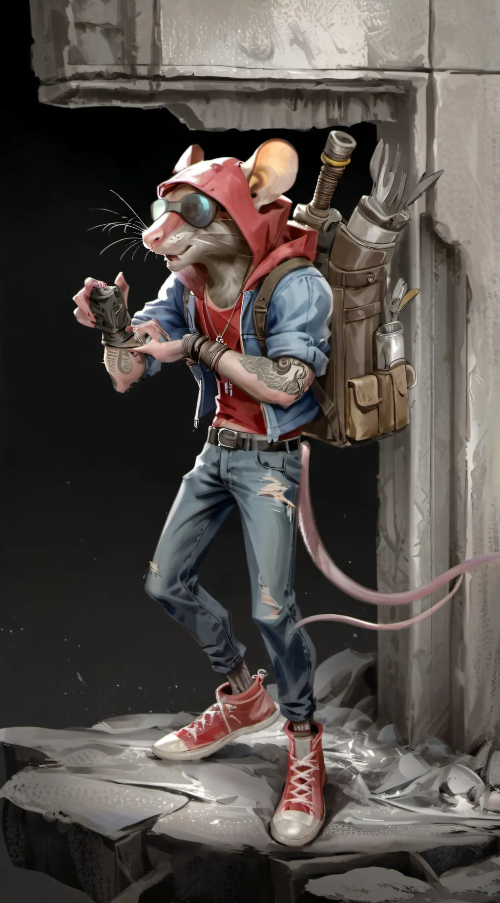 ai character: moe background