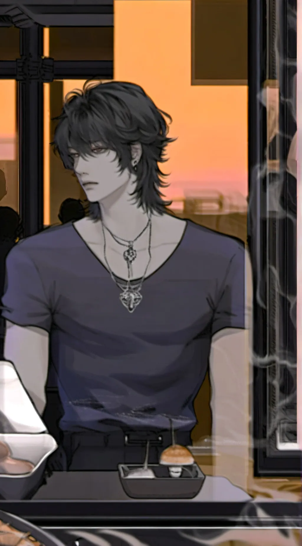 ai character: 🫣max🫣 background