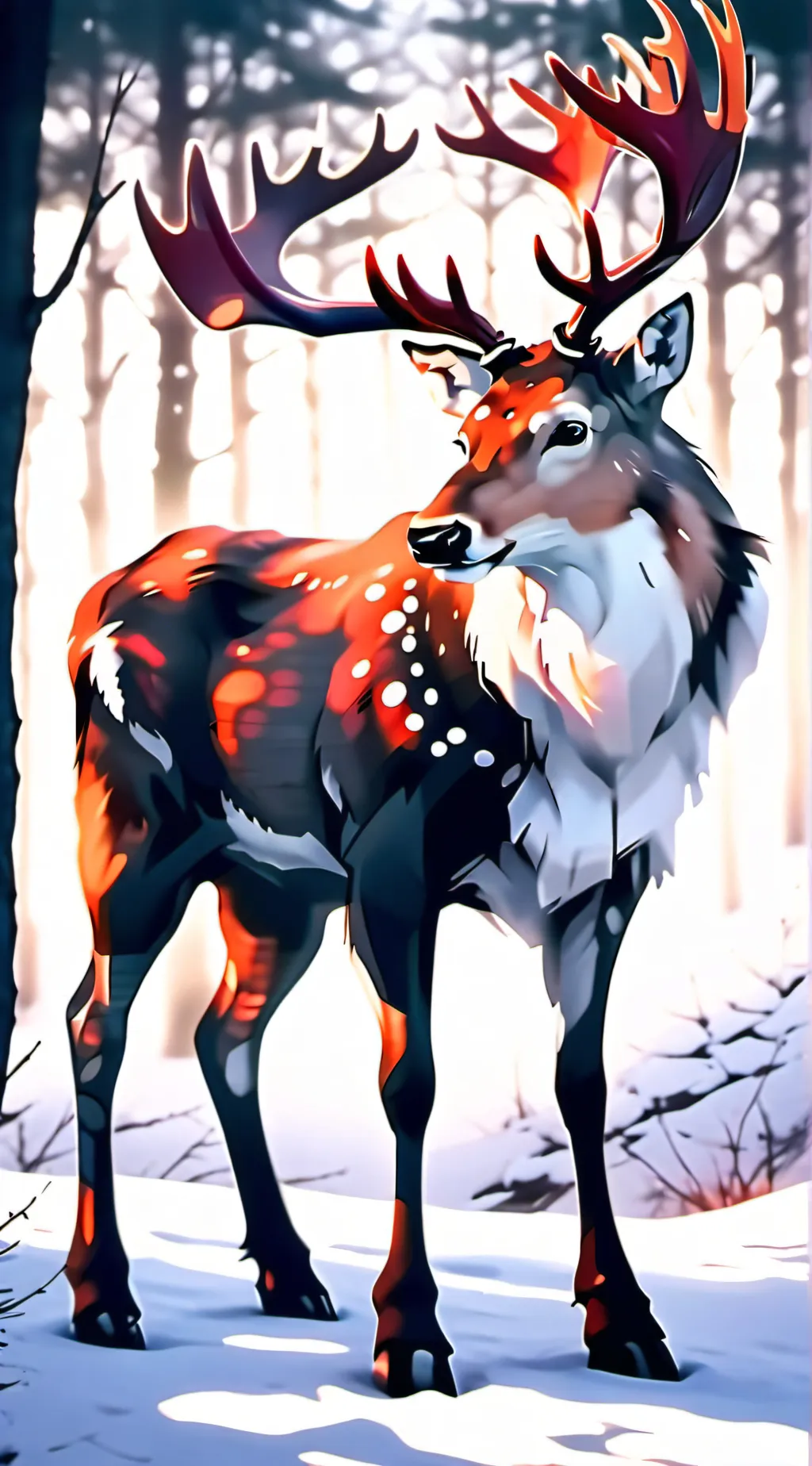 ai character: RUDOLPH background