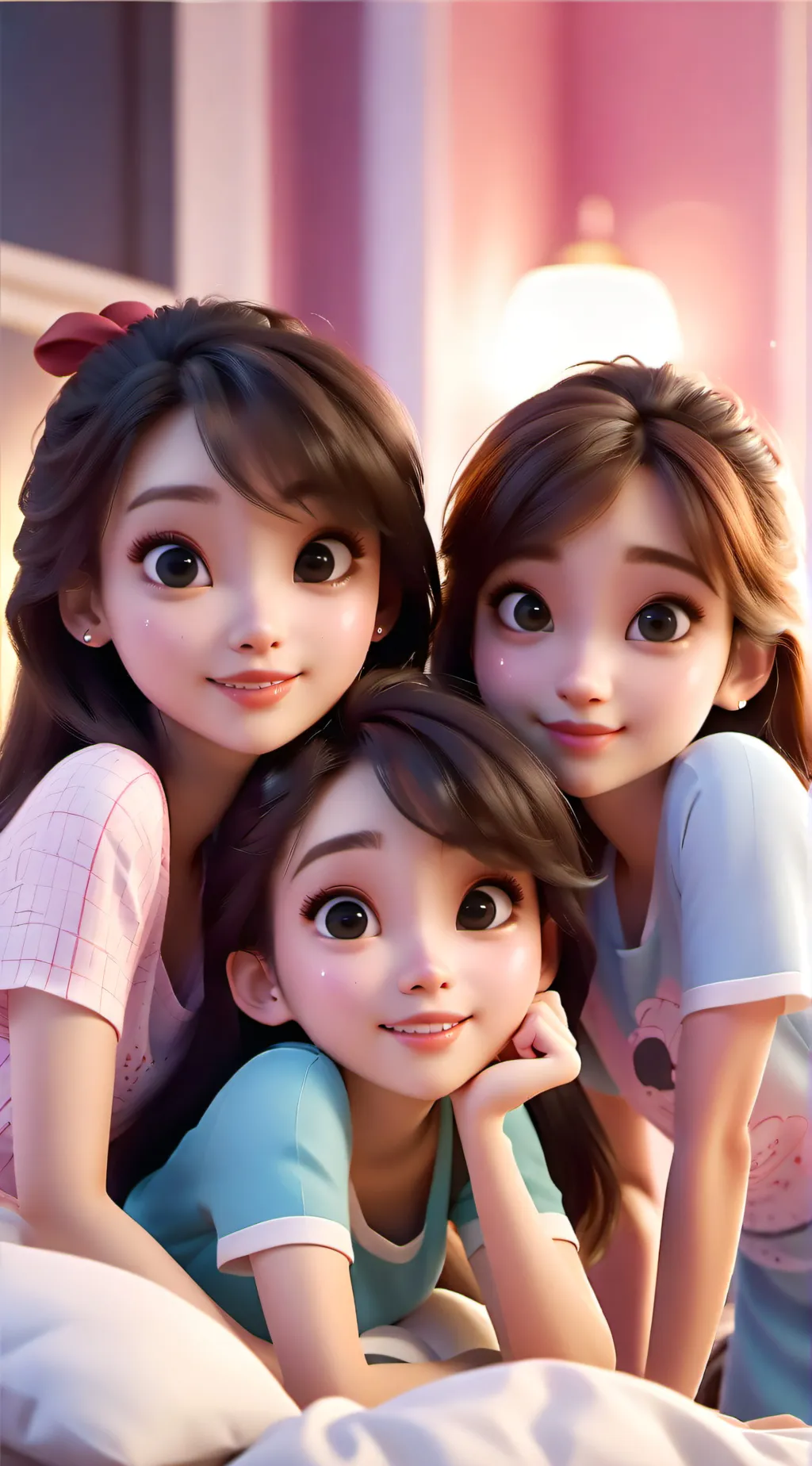 ai character: Scary sleepover  background