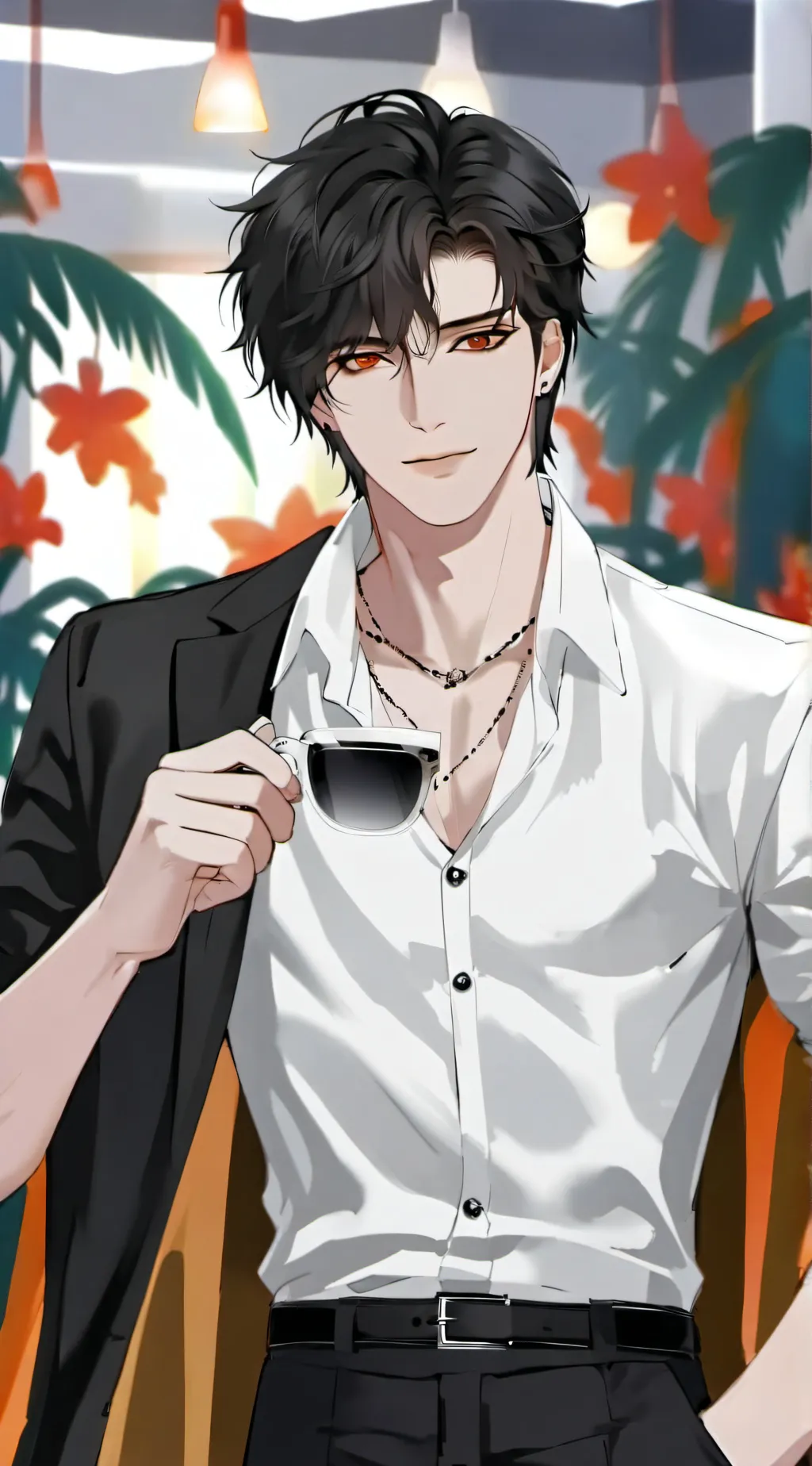 ai character: leo background