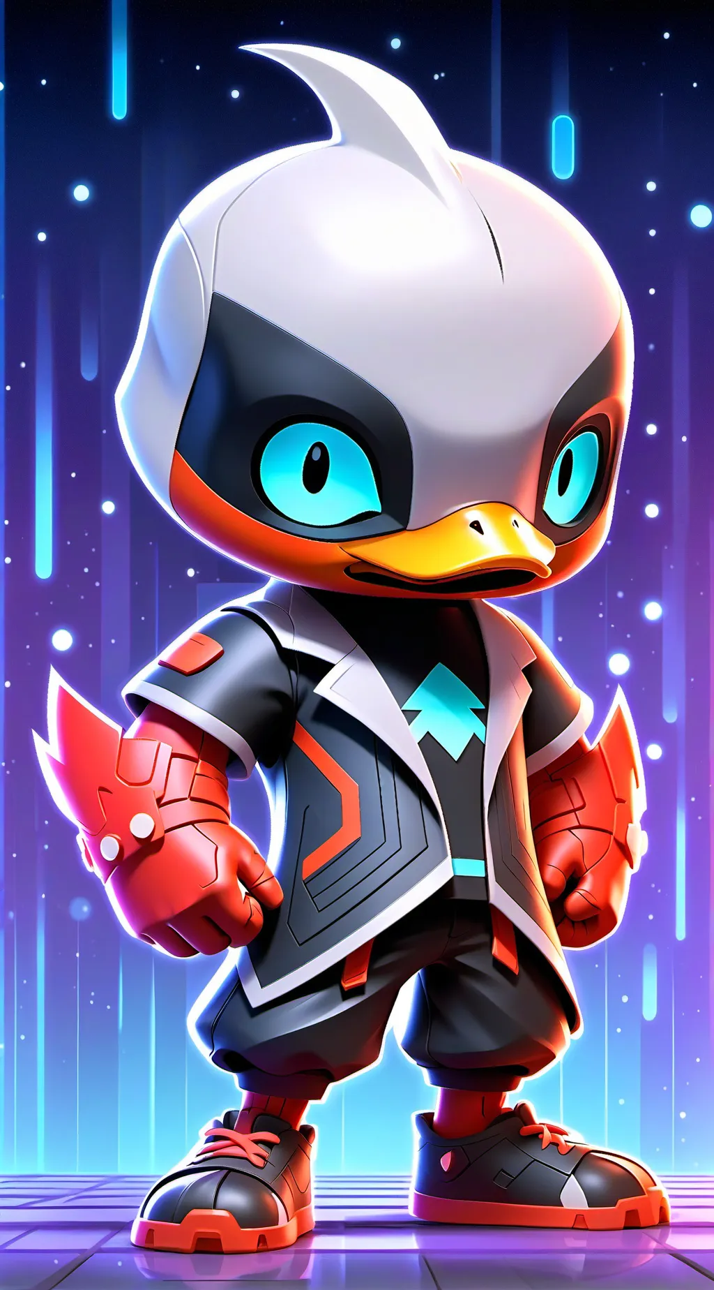 ai character: Ducky background