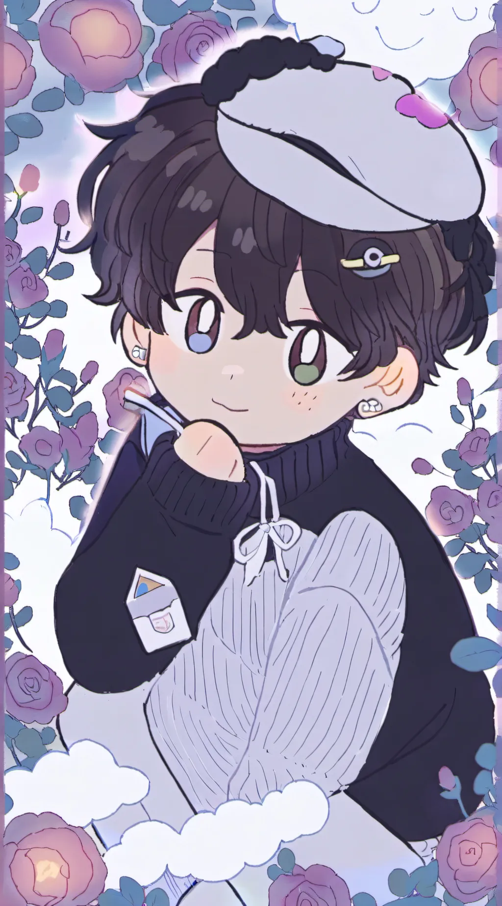 ai character: slender Roblox  background